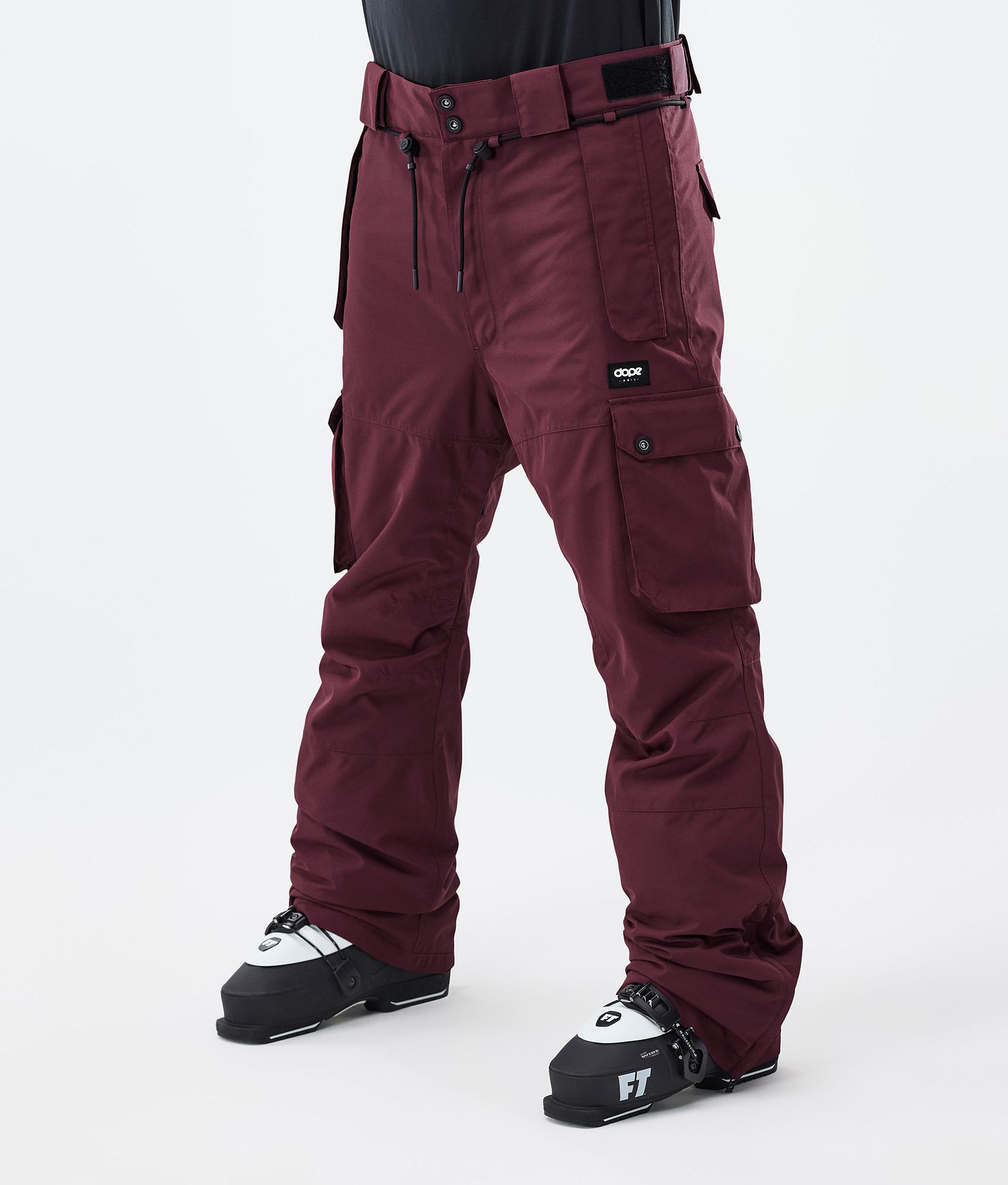 Pantalons de ski emblématiques Dope pour homme Don Burgundy