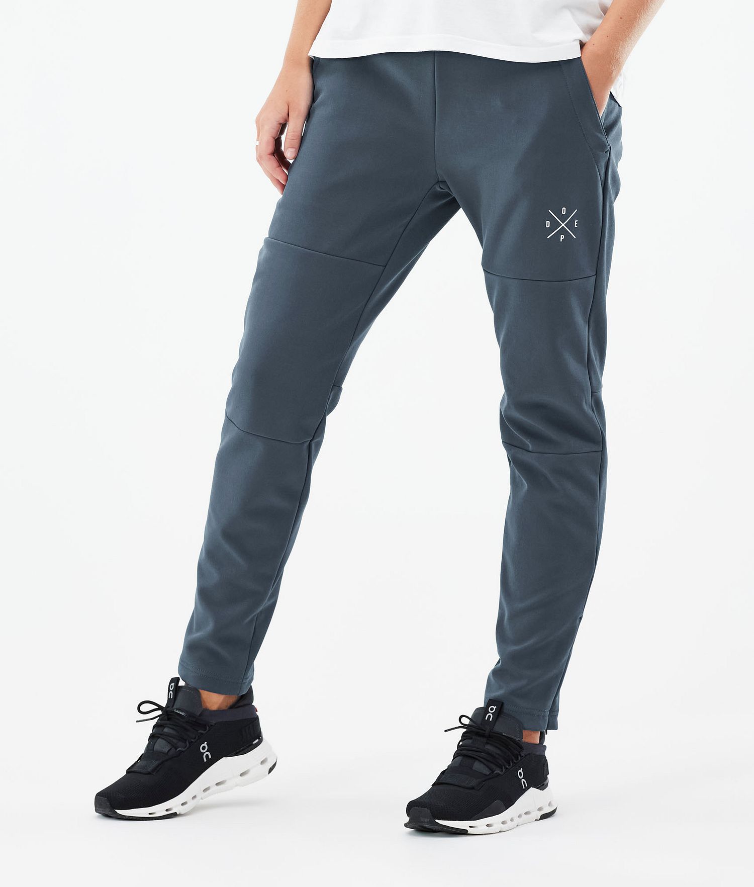 Pantalons Outdoor Dope Nomad W Bleu Métal