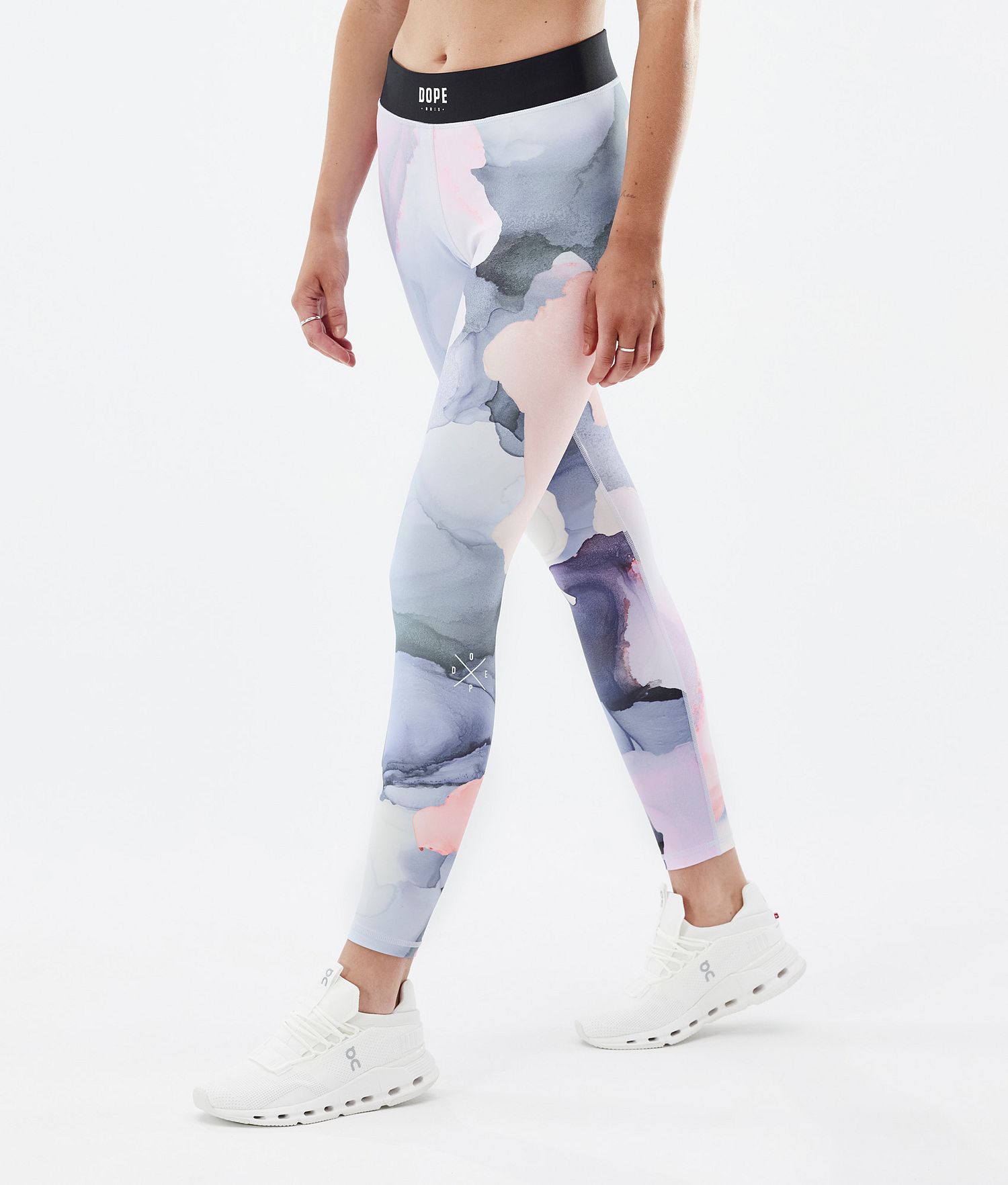 Leggings Dope Razor Femme Tacheté Pêche