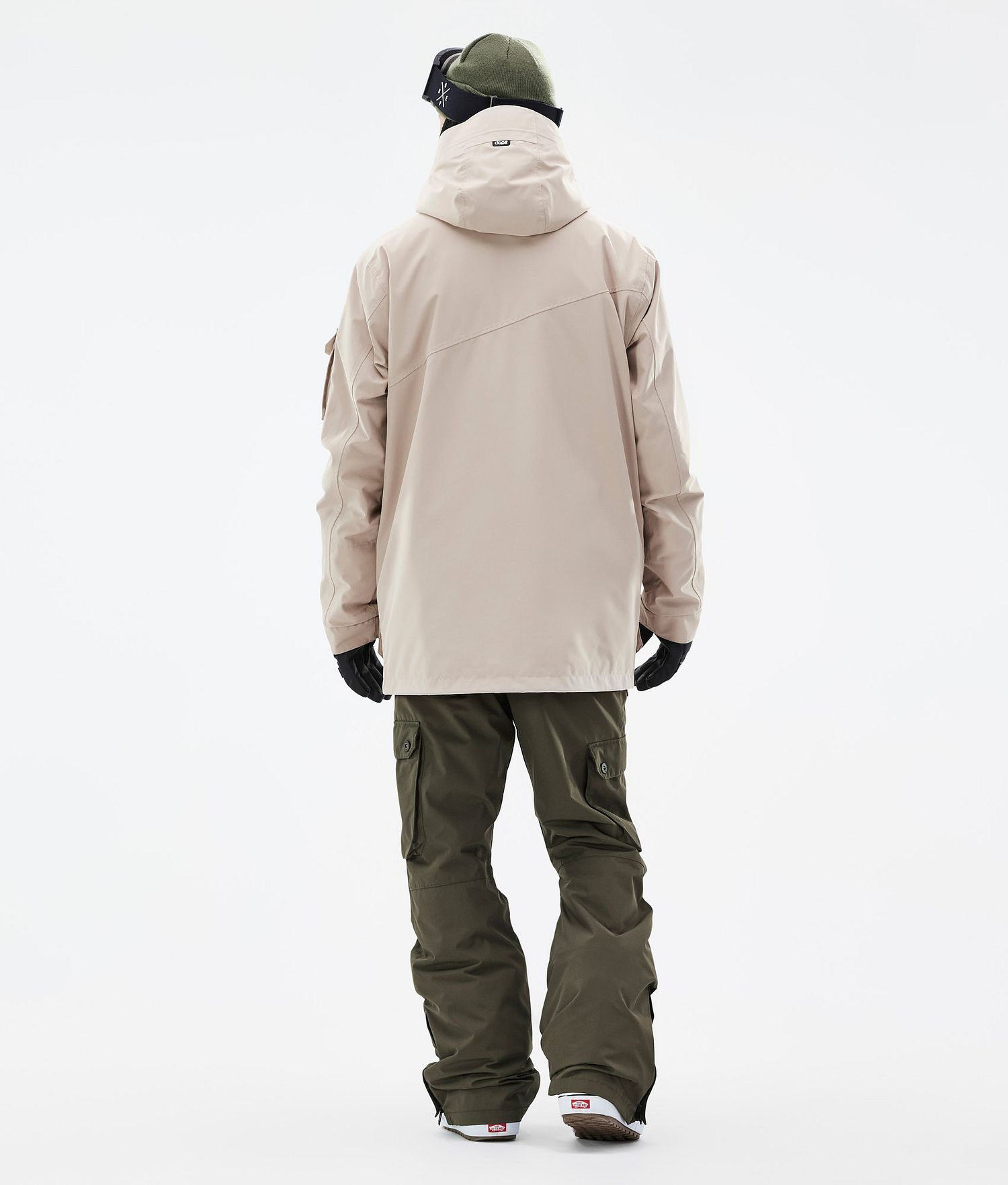 Ensemble de snowboard Dope Adept pour homme couleur sable/vert olive