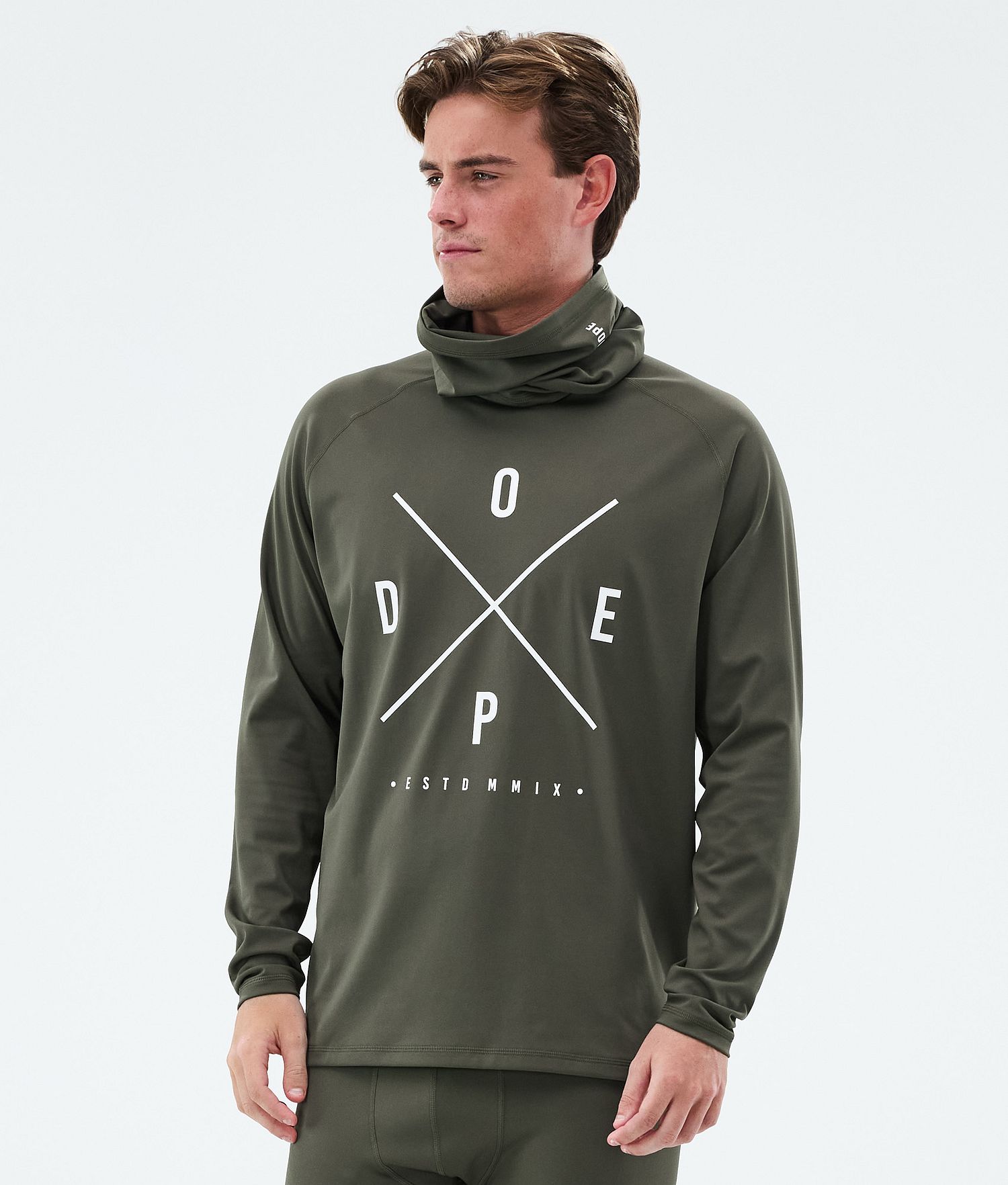 Dope Snuggle Base Layer Top Homme 2X-Up Vert Olive Dope Snuggle Base Layer Top Homme 2X-Up Vert Olive