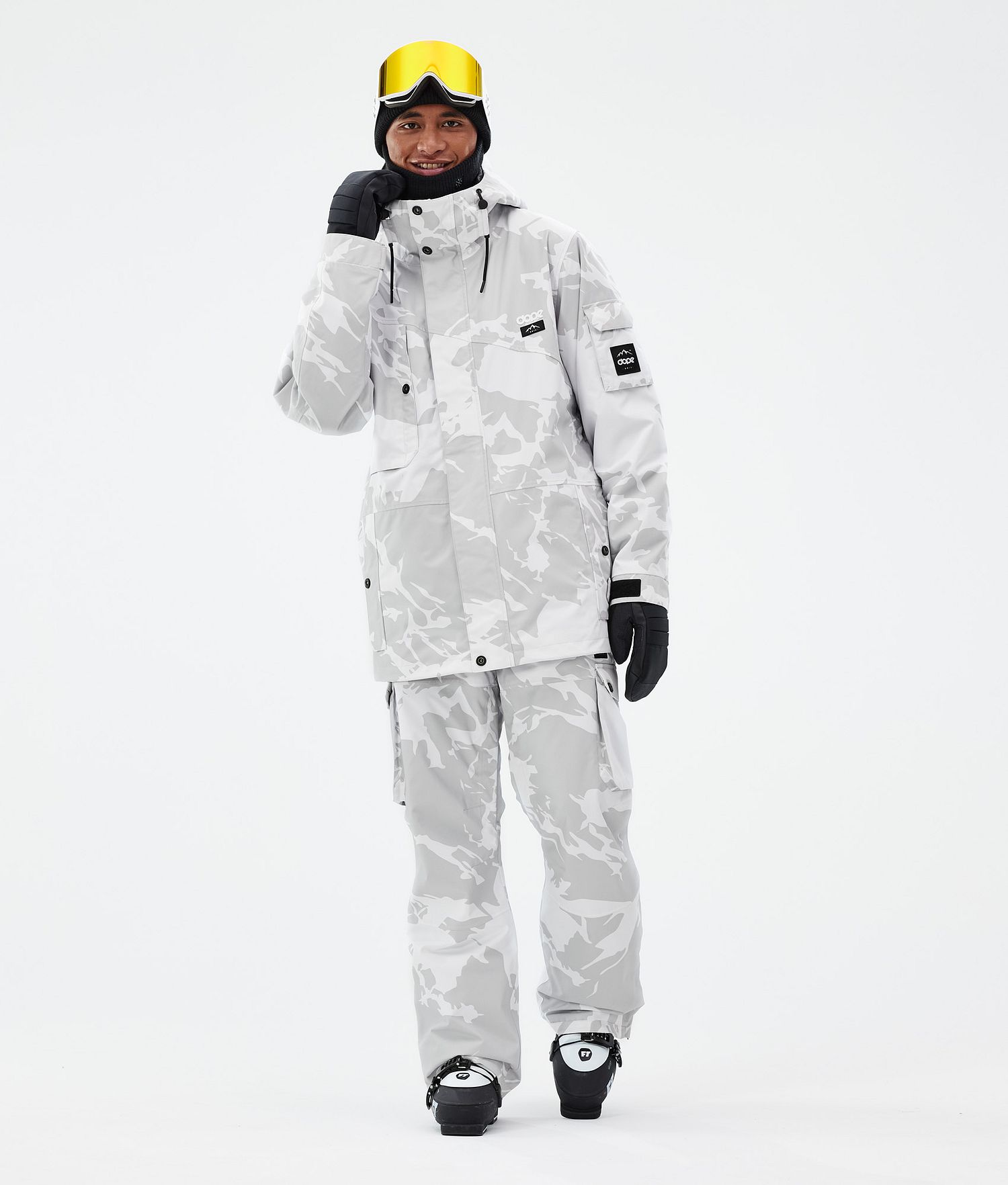 Pantalons de ski iconiques Dope homme gris camo