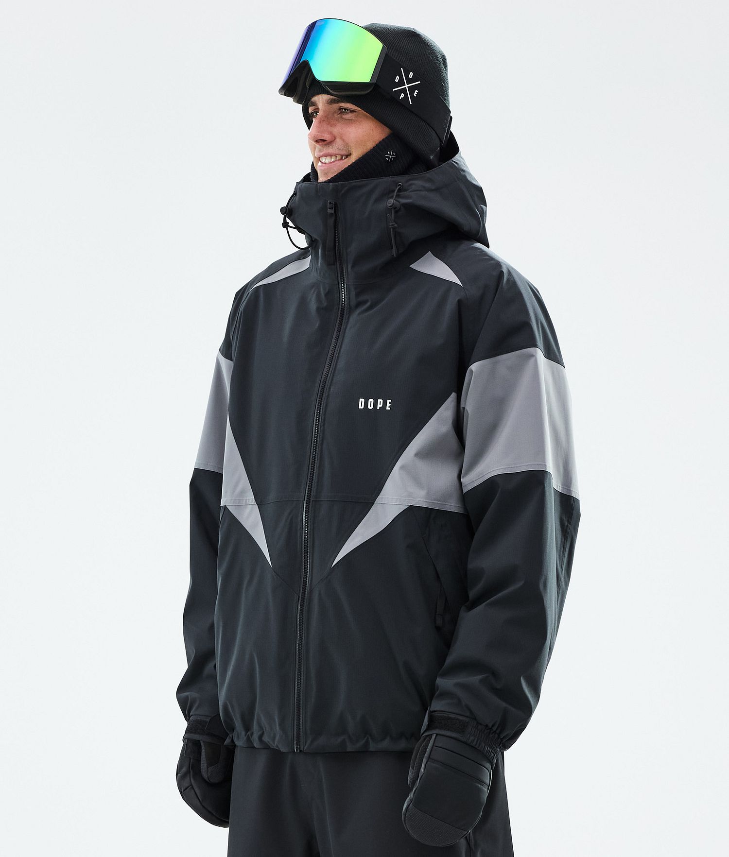 Dope Spartan Ski Jacket Homme Spike Noir/Light Pearl