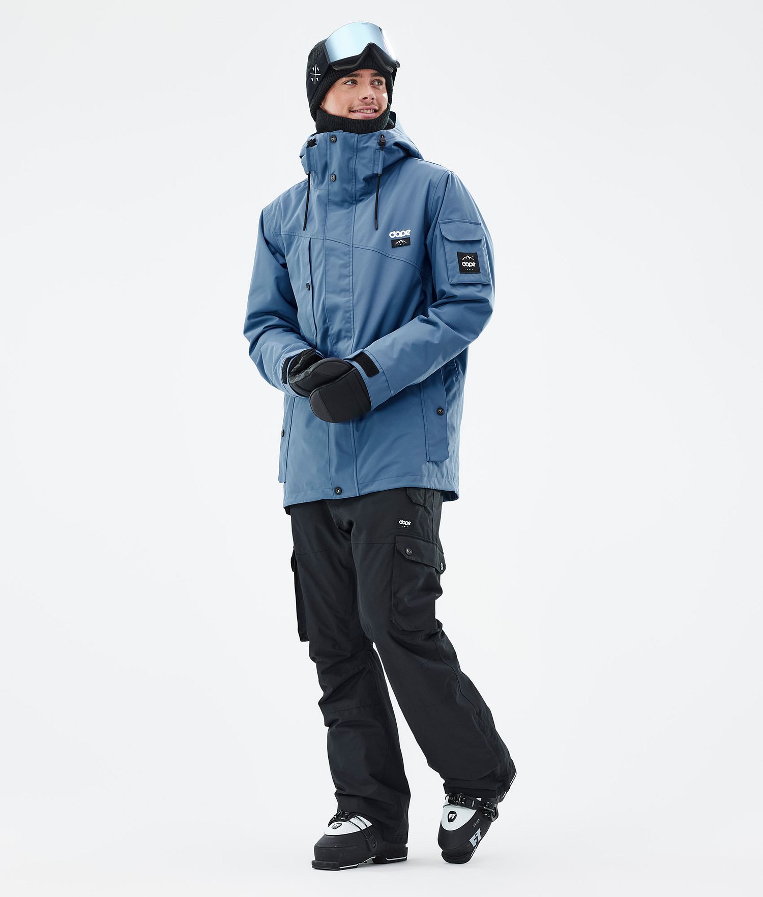 Ensemble de ski Dope Adept homme bleu acier/noir