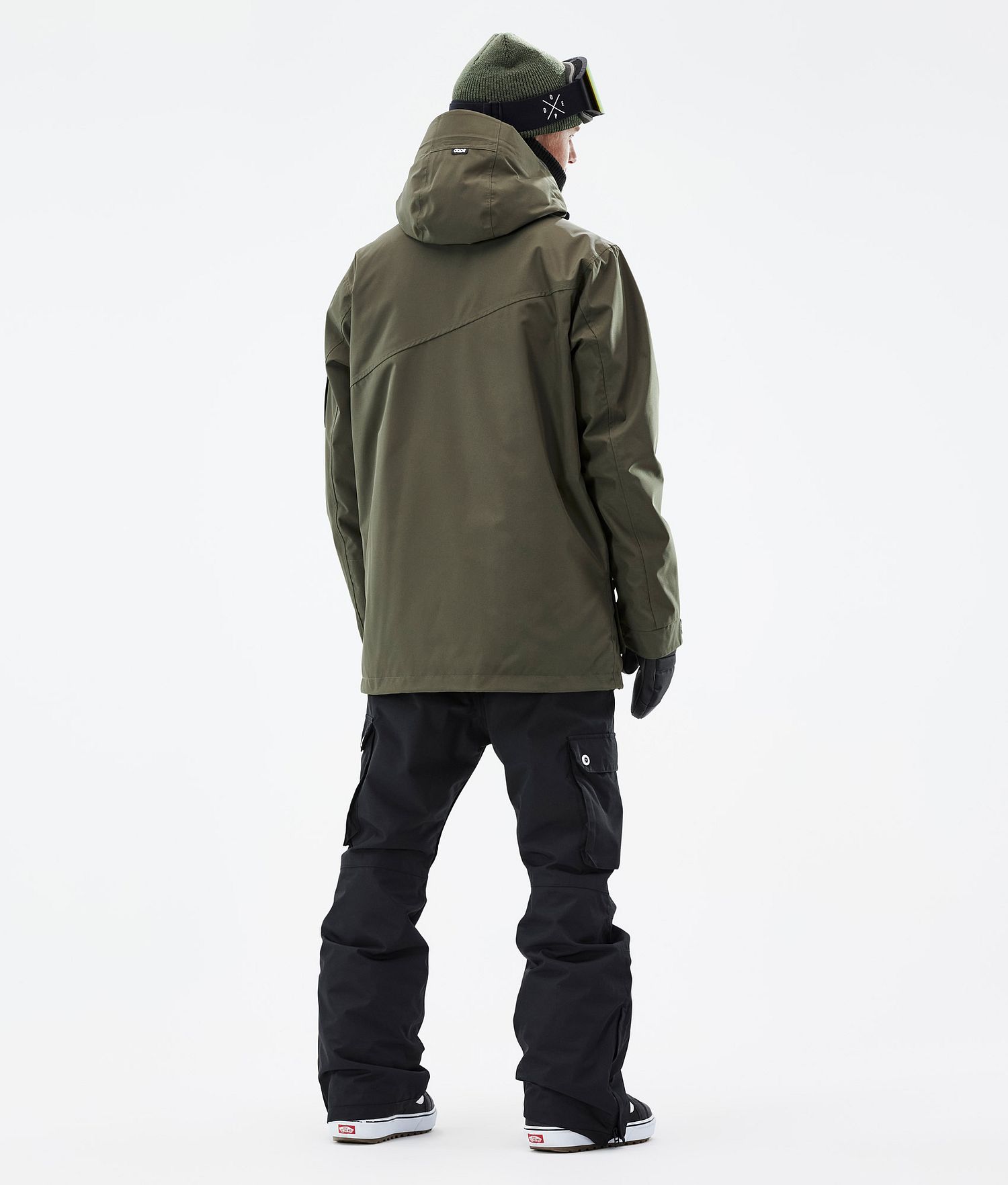 Ensemble de snowboard Dope Adept pour homme olive/noir