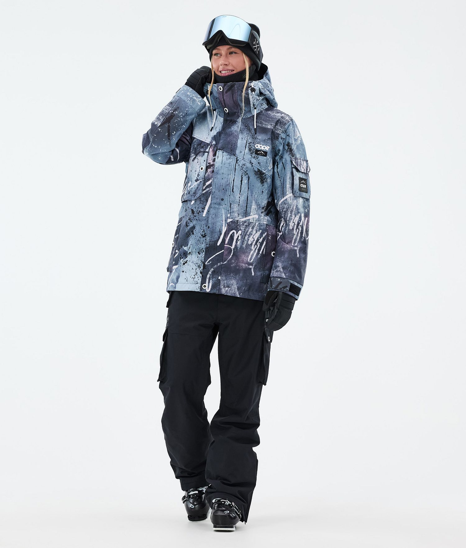 Ensemble de ski Dope Adept W femme Punk bleu/noir