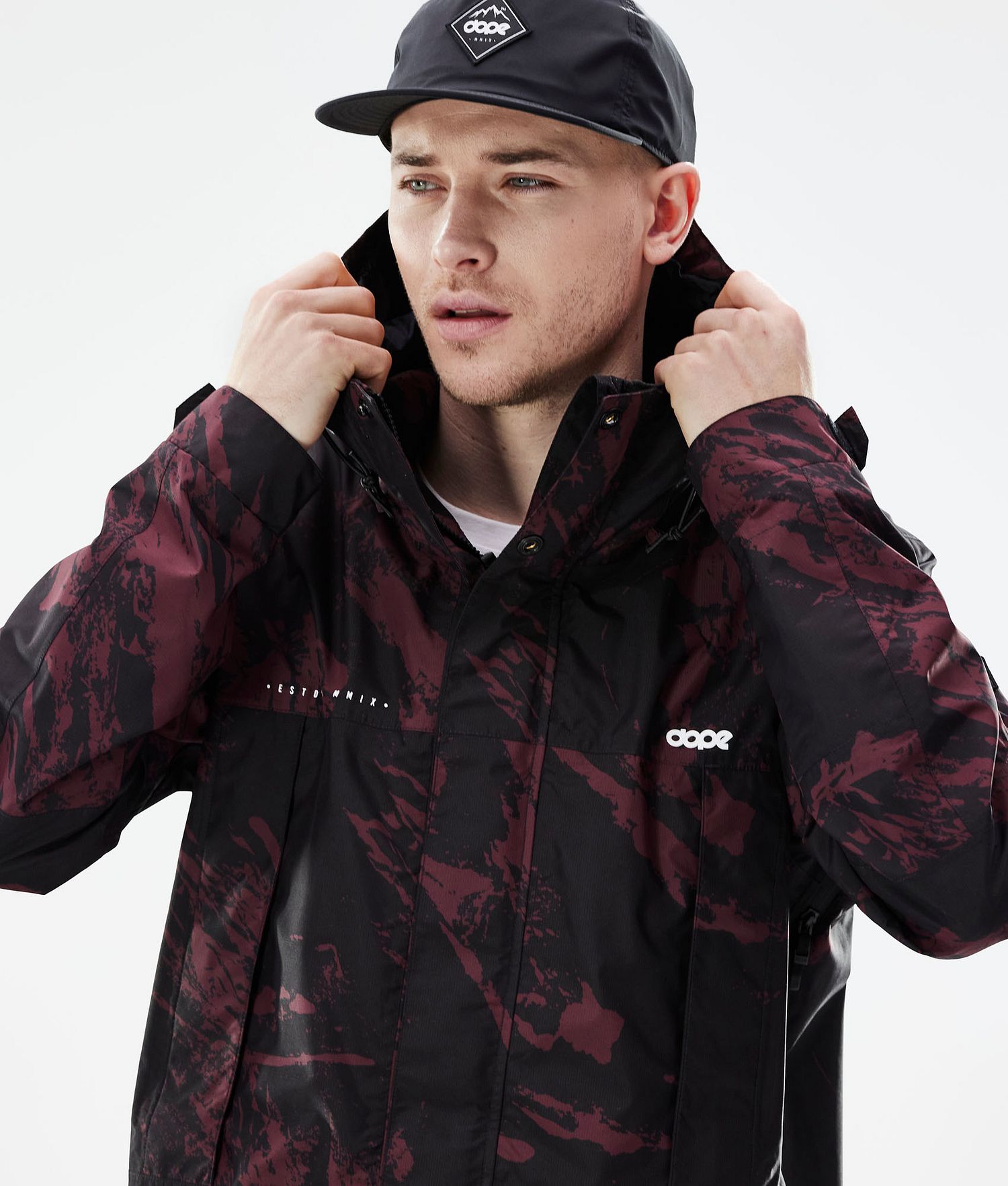 Veste Extérieure Homme Dope Ranger Light Paint Burgundy
