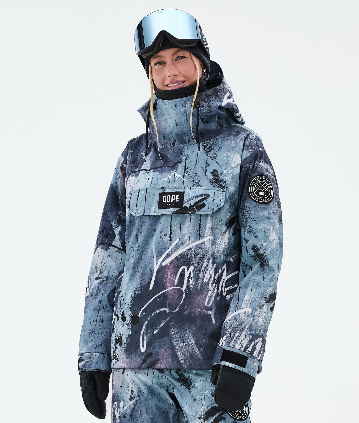 Dope Blizzard W Ski Jacket Femme Punk Blue