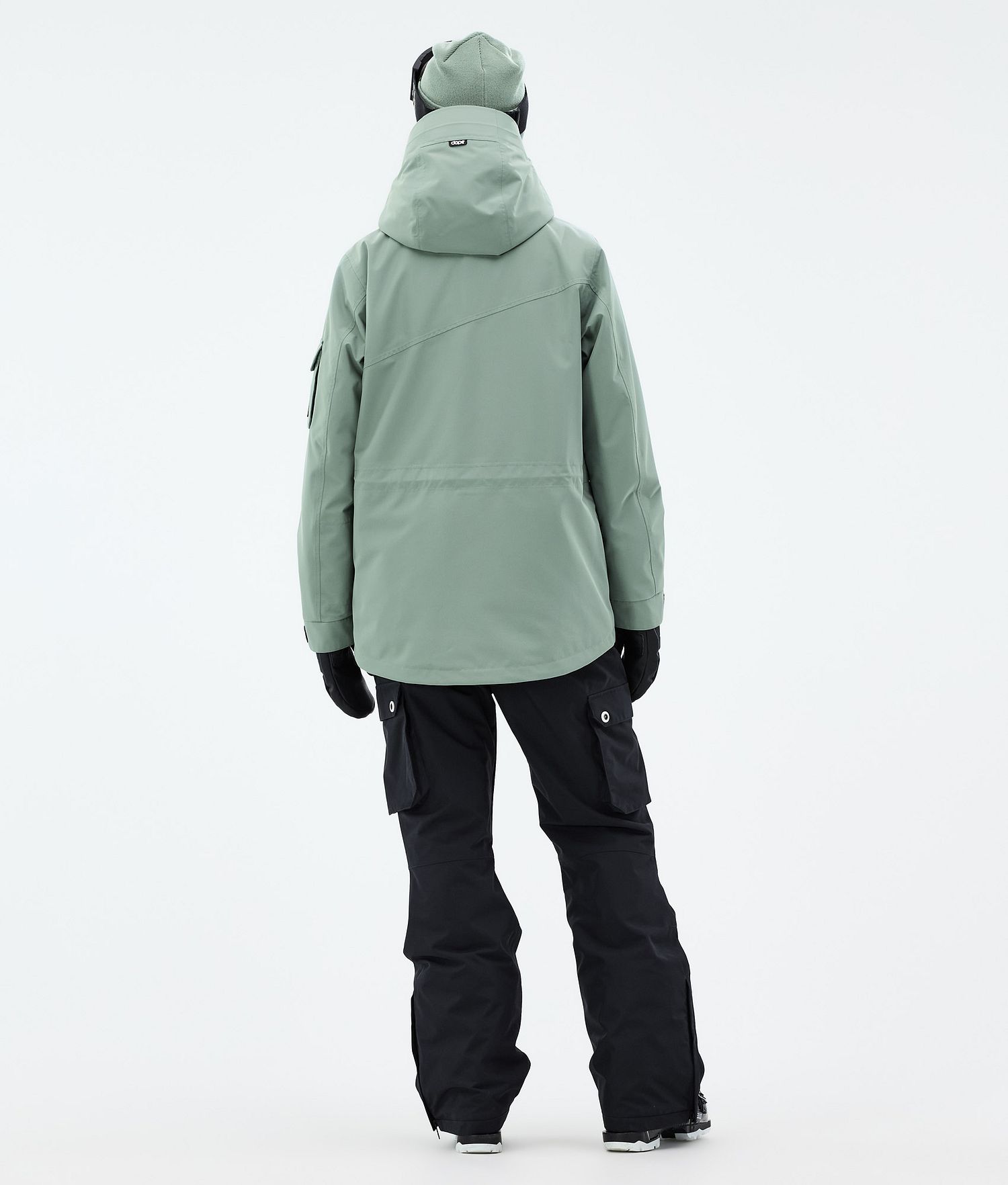 Combinaison de ski Dope Adept W femme, vert foncé/noir