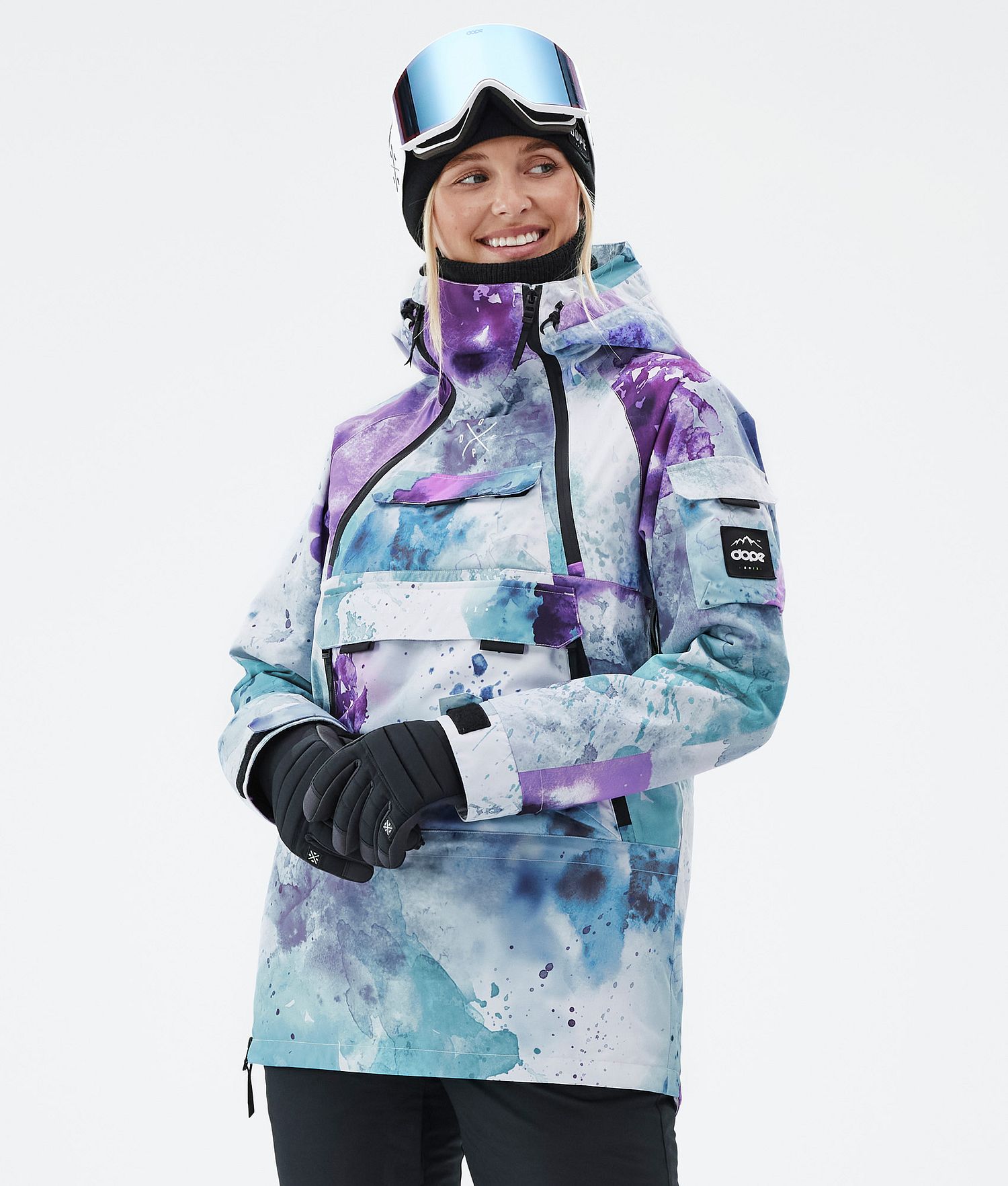 Dope Akin W Veste de Snowboard Femme Spray Green Grape