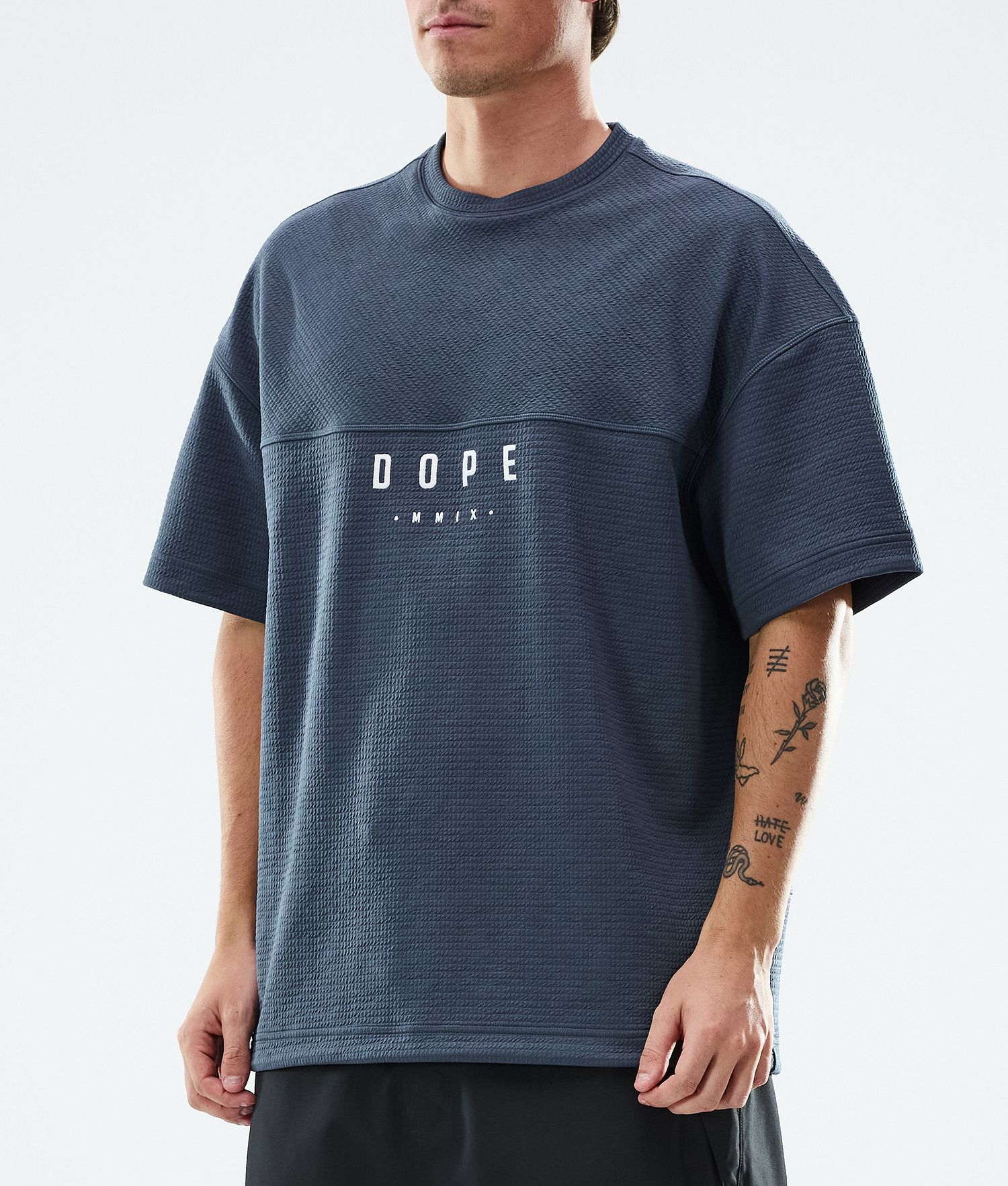 T-shirt intermédiaire Dope Forge Homme Bleu Métal