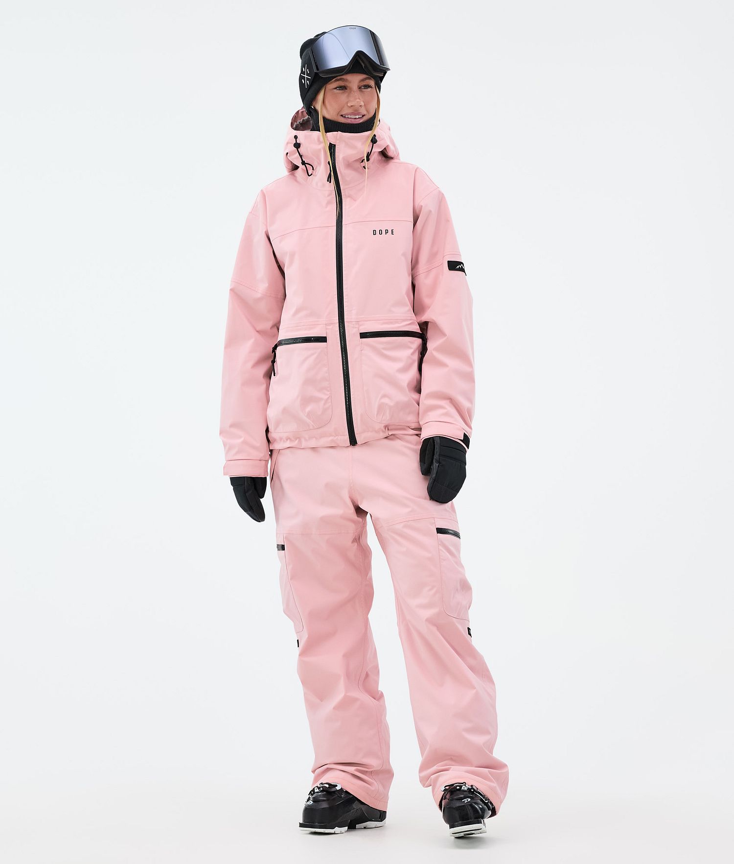Dope Vertex W Ski Jacket Femme Rose Poudré