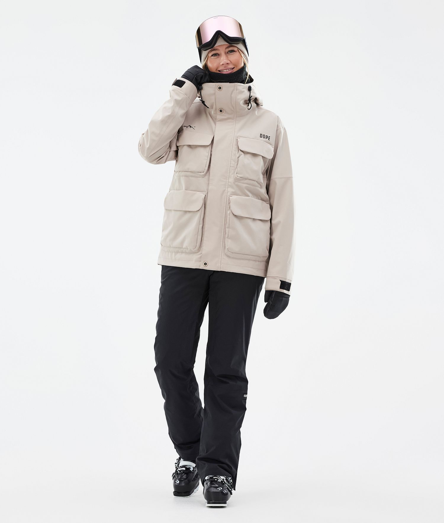 Dope Zenith W Ski Jacket Femme Sable