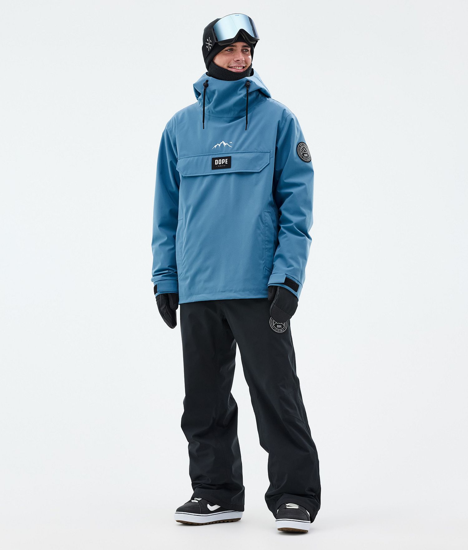Combinaison de snowboard Dope Blizzard pour homme, couleur vert bouteille/gris clair