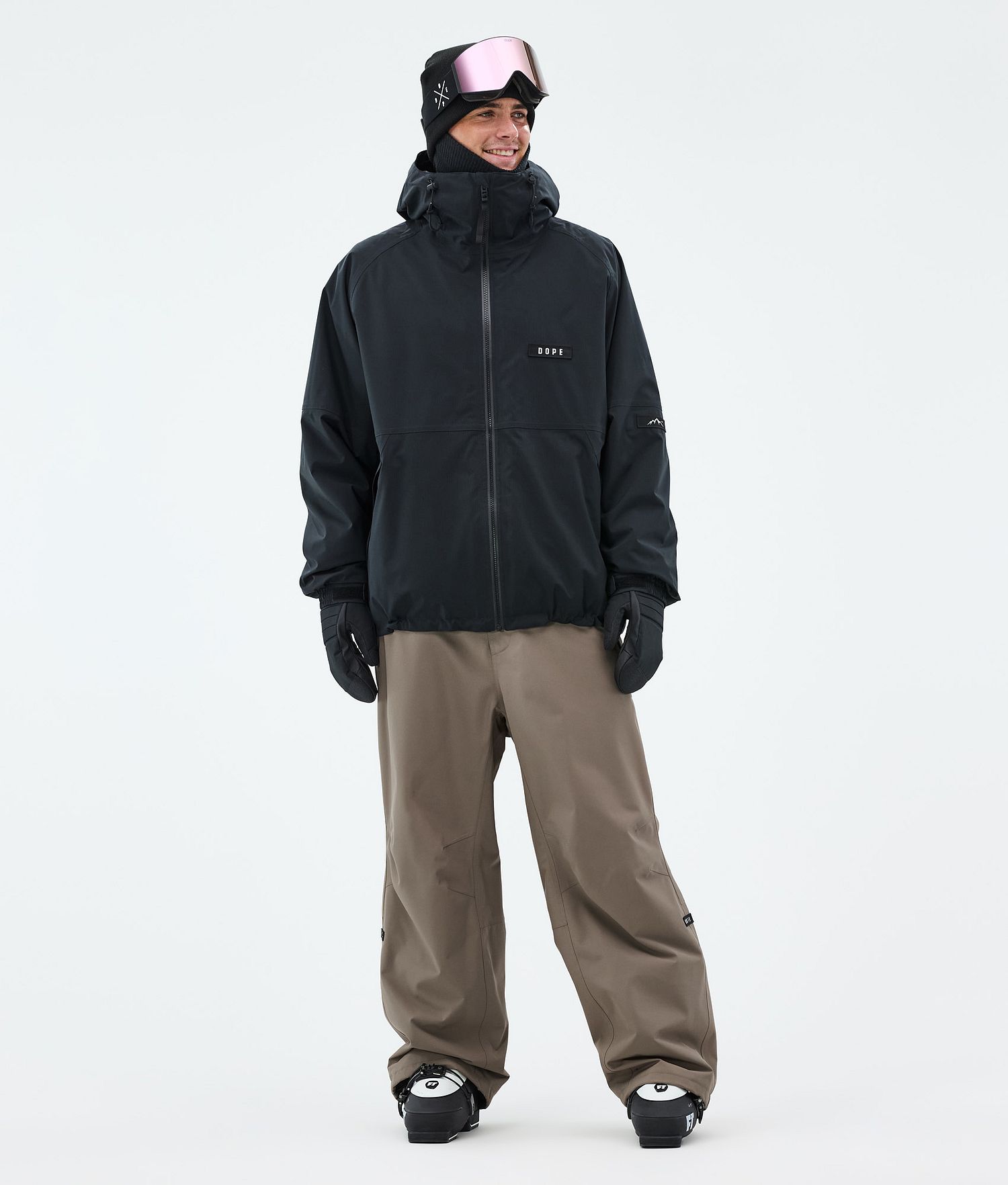 Pantalons de ski Dope Big pour homme Marron