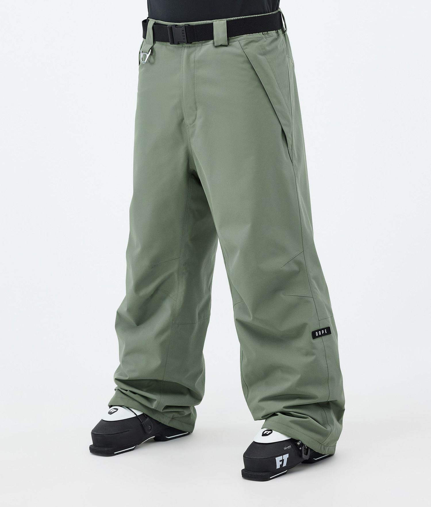 Pantalons de ski Dope Big pour hommes, vert mousse