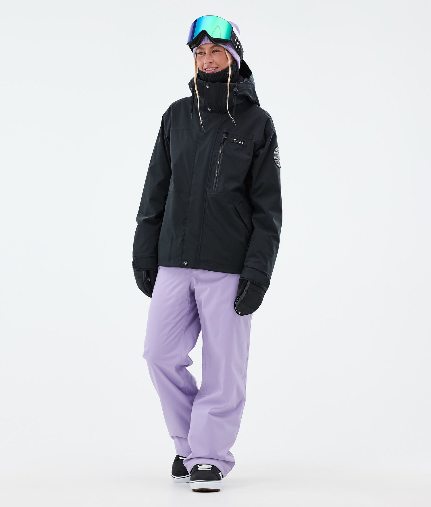 Dope Blizzard W Full Zip Snowboard Jacket Femme Noir