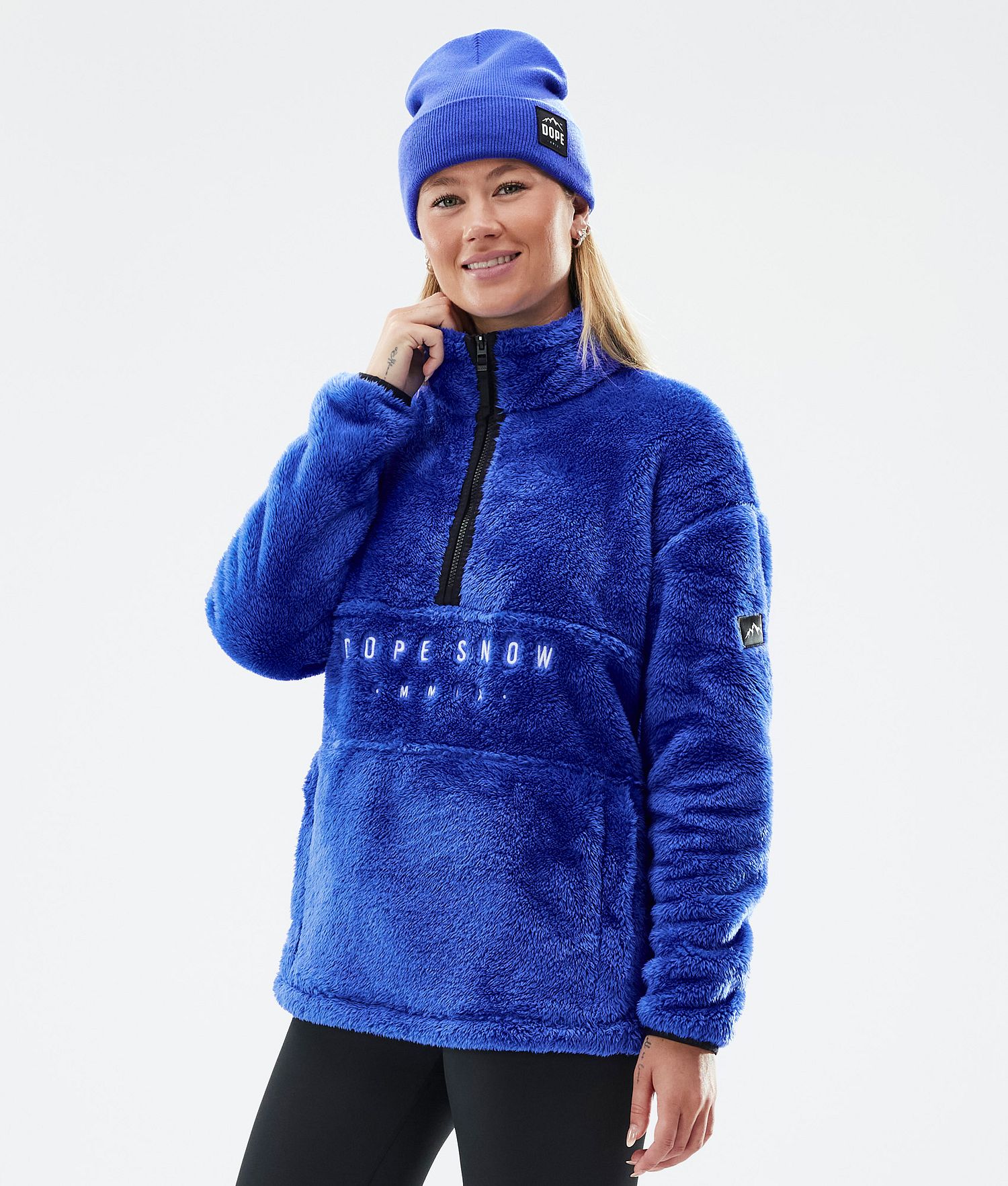 Pull-over Dope Pile à Fleece Femme Bleu Cobalt