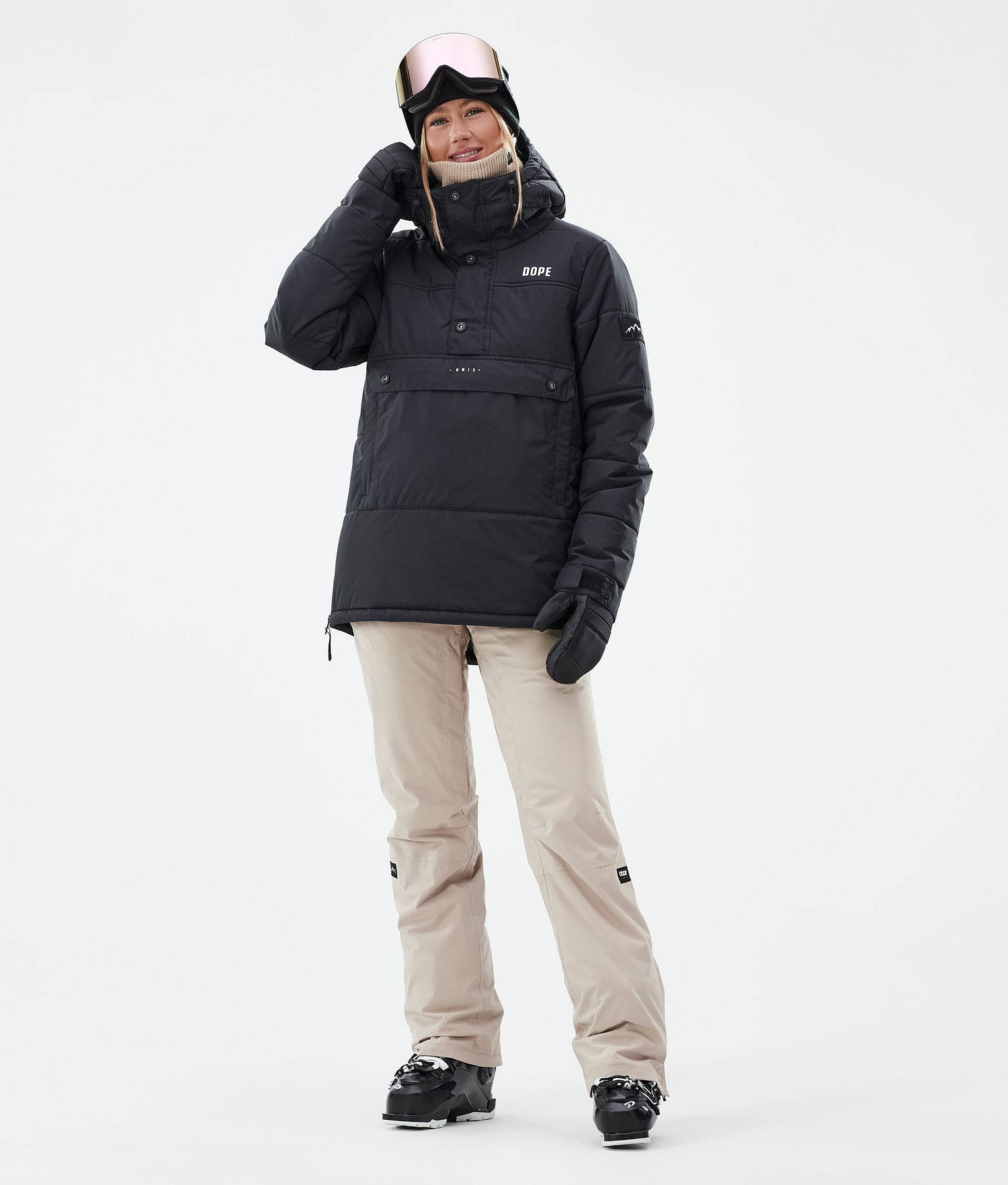 Pantalons de ski Dope Con Femme Sable