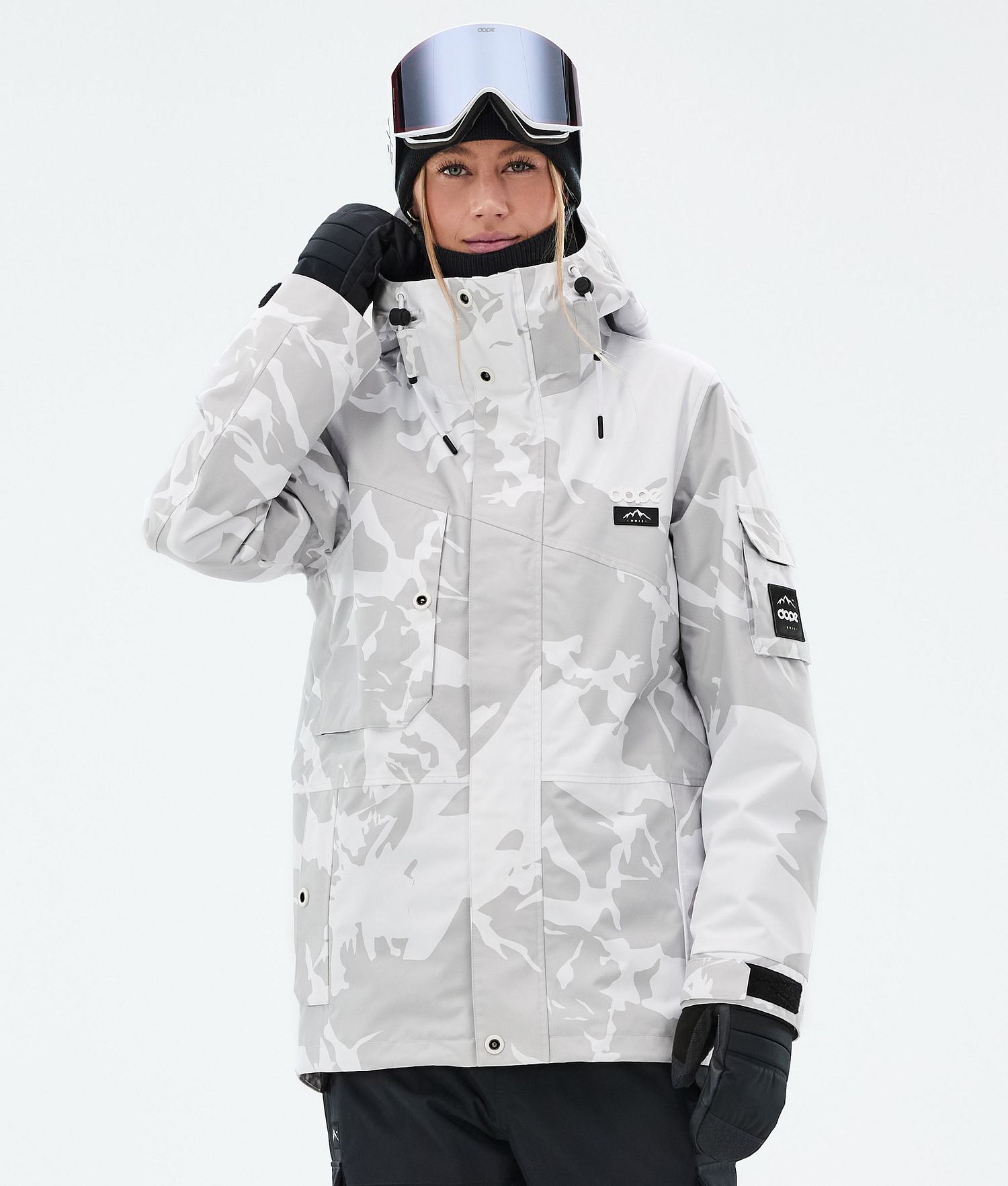 Dope Adept W Snowboard Jacket Femme Gris Camo