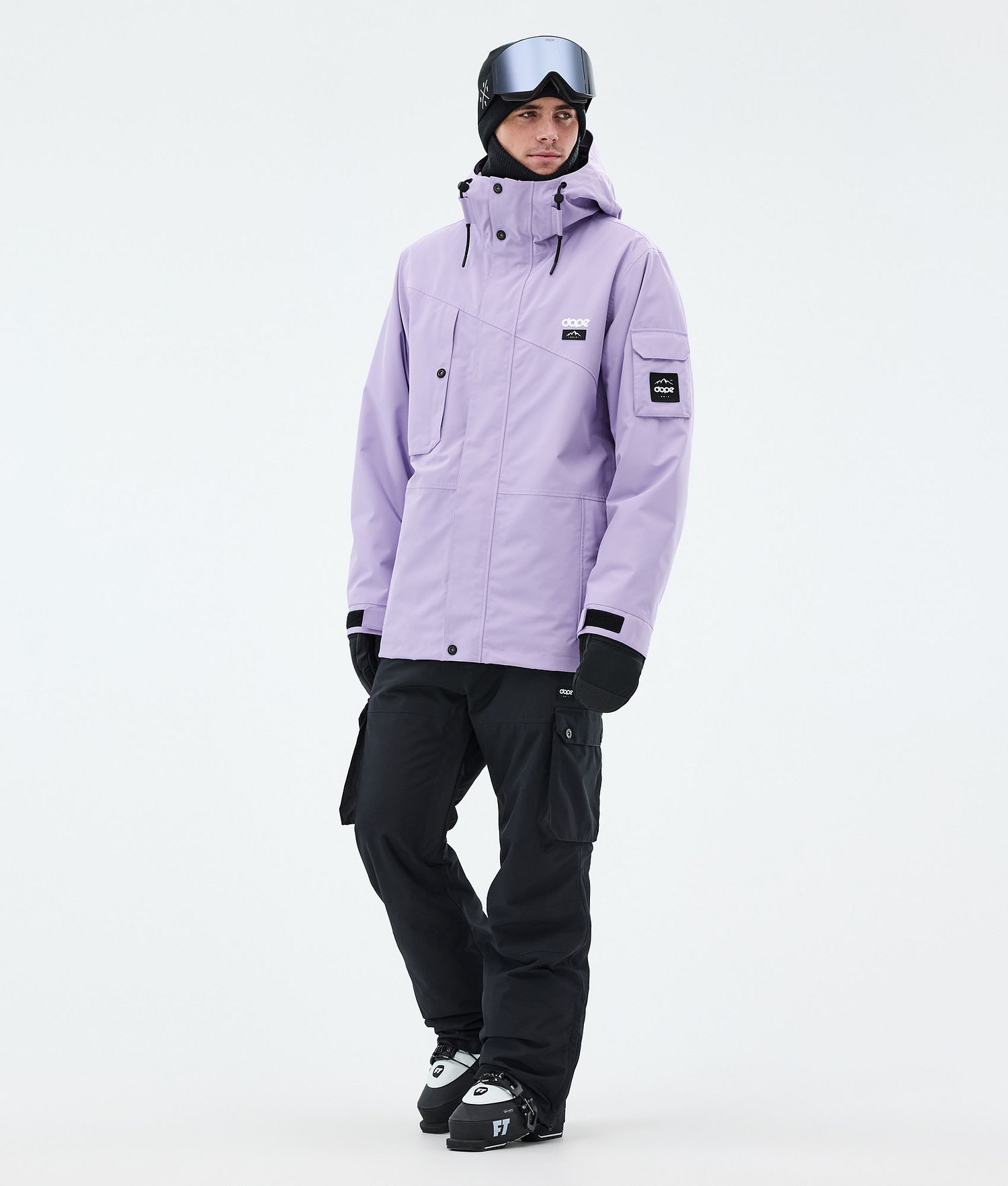 Dope Adept Ski Jacket Homme Violet Fait Fading