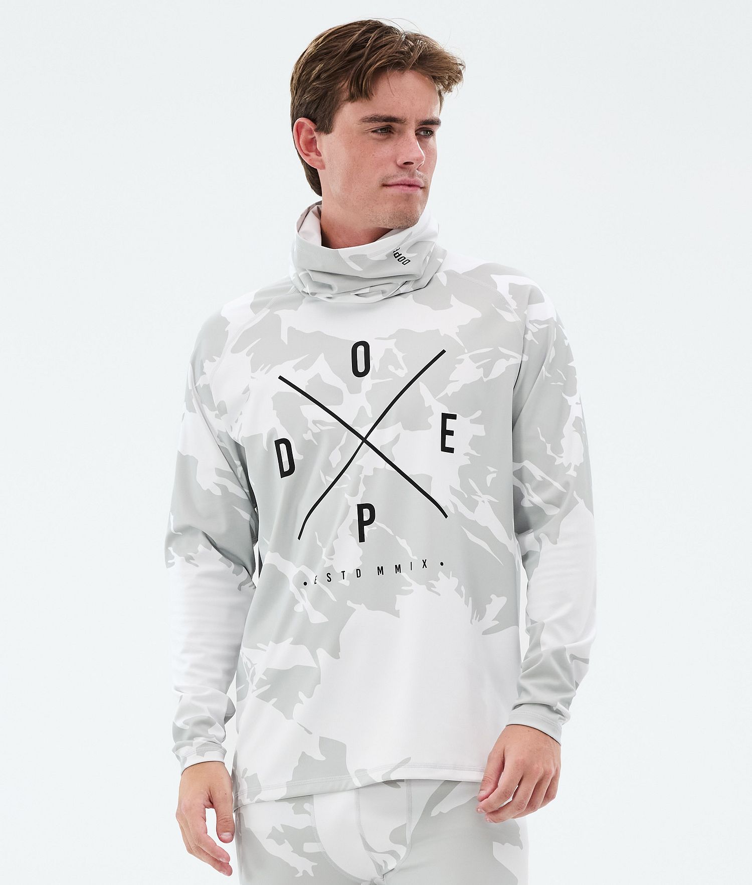 Dope Snuggle Base Layer Top Homme 2X-Up Gris Camo Dope Snuggle Base Layer Top Homme 2X-Up Gris Camo