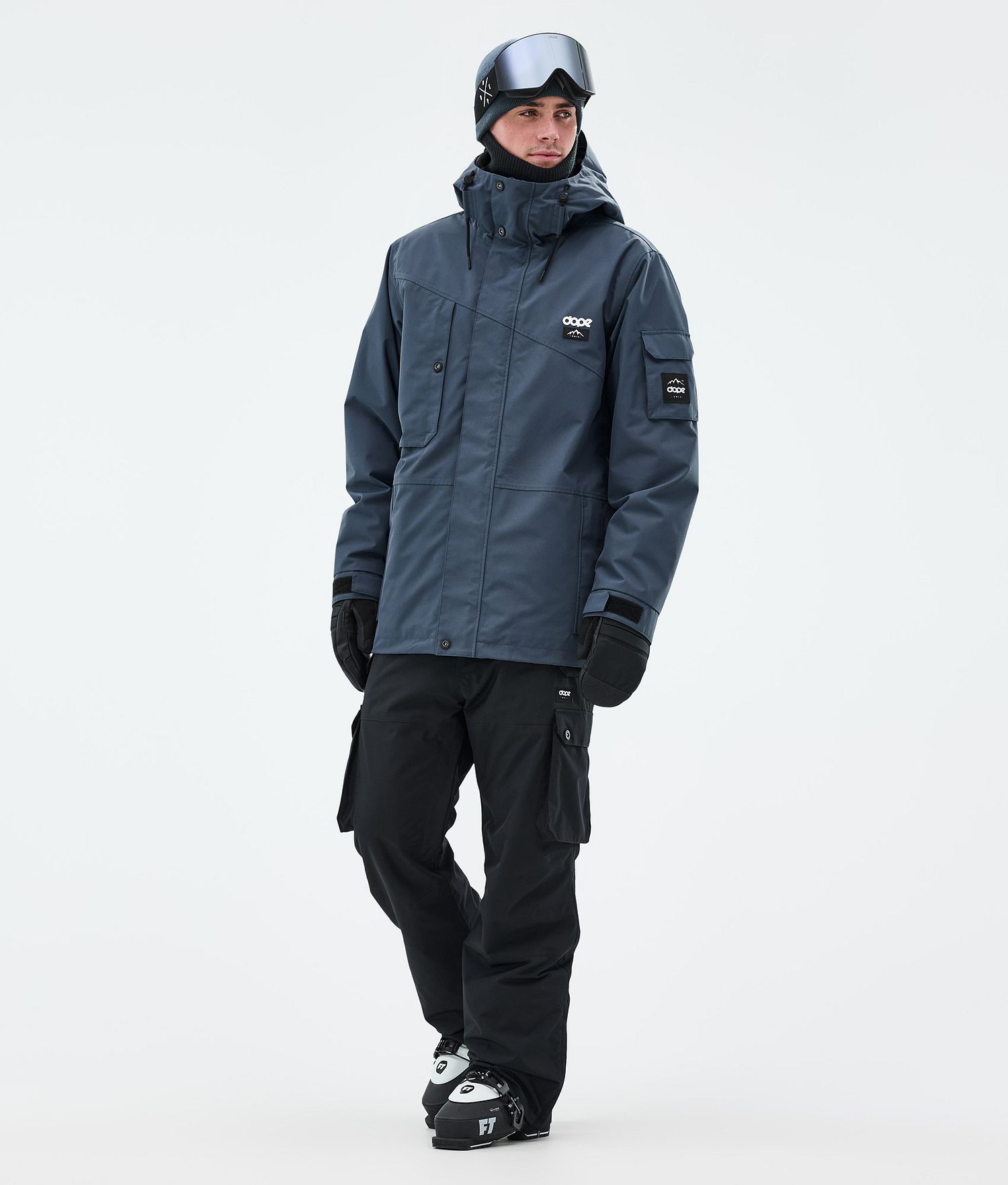 Dope Adept Veste de Ski Homme Bleu Métallique