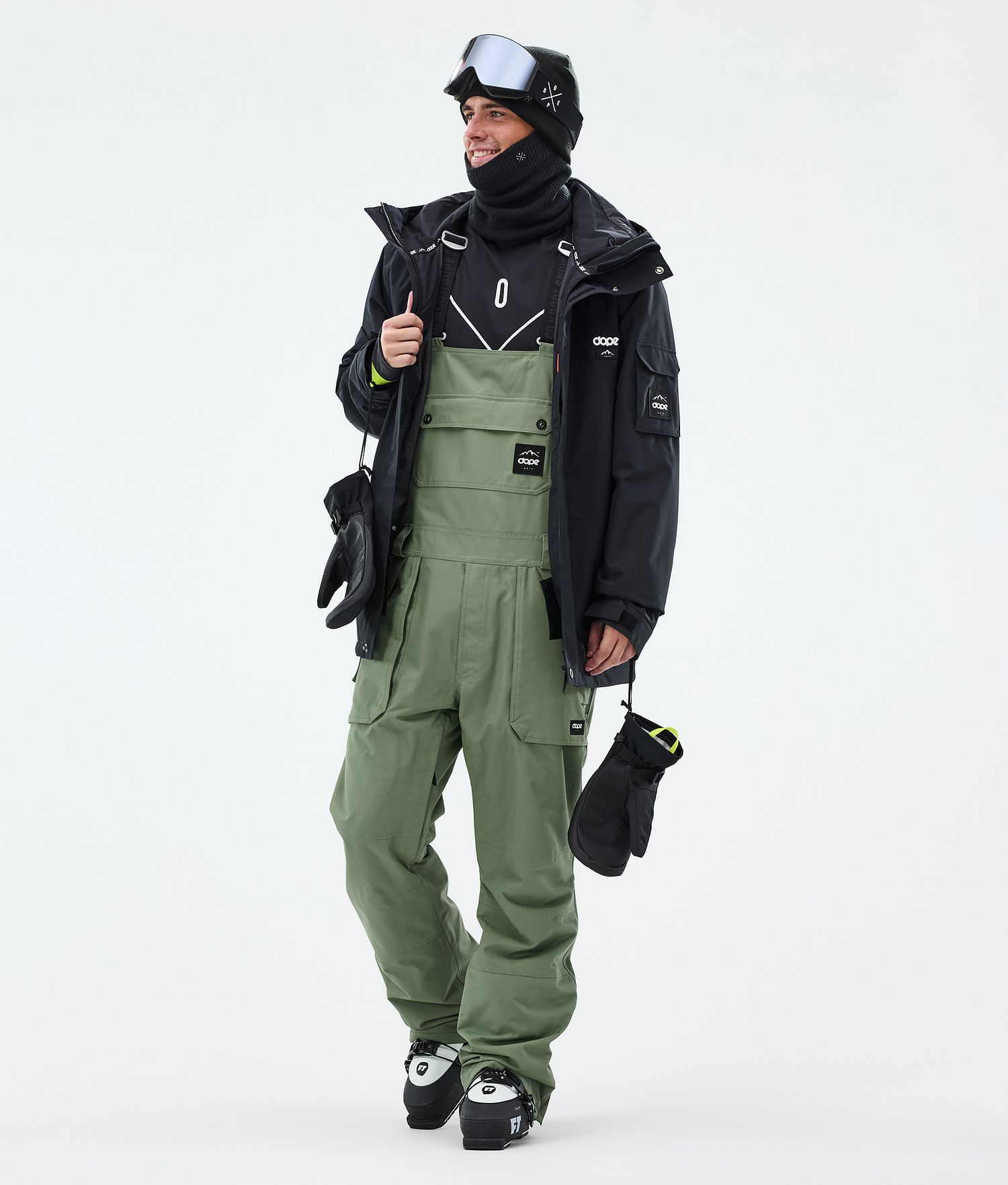 Pantalons de ski Notorious B.I.B pour homme, vert mousse