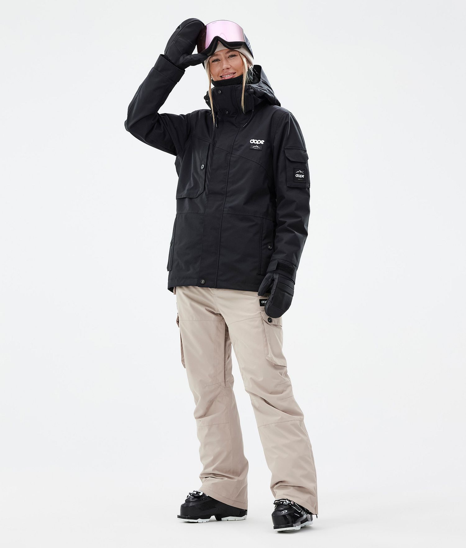 Pantalons de ski Dope Iconic W Femme Sable