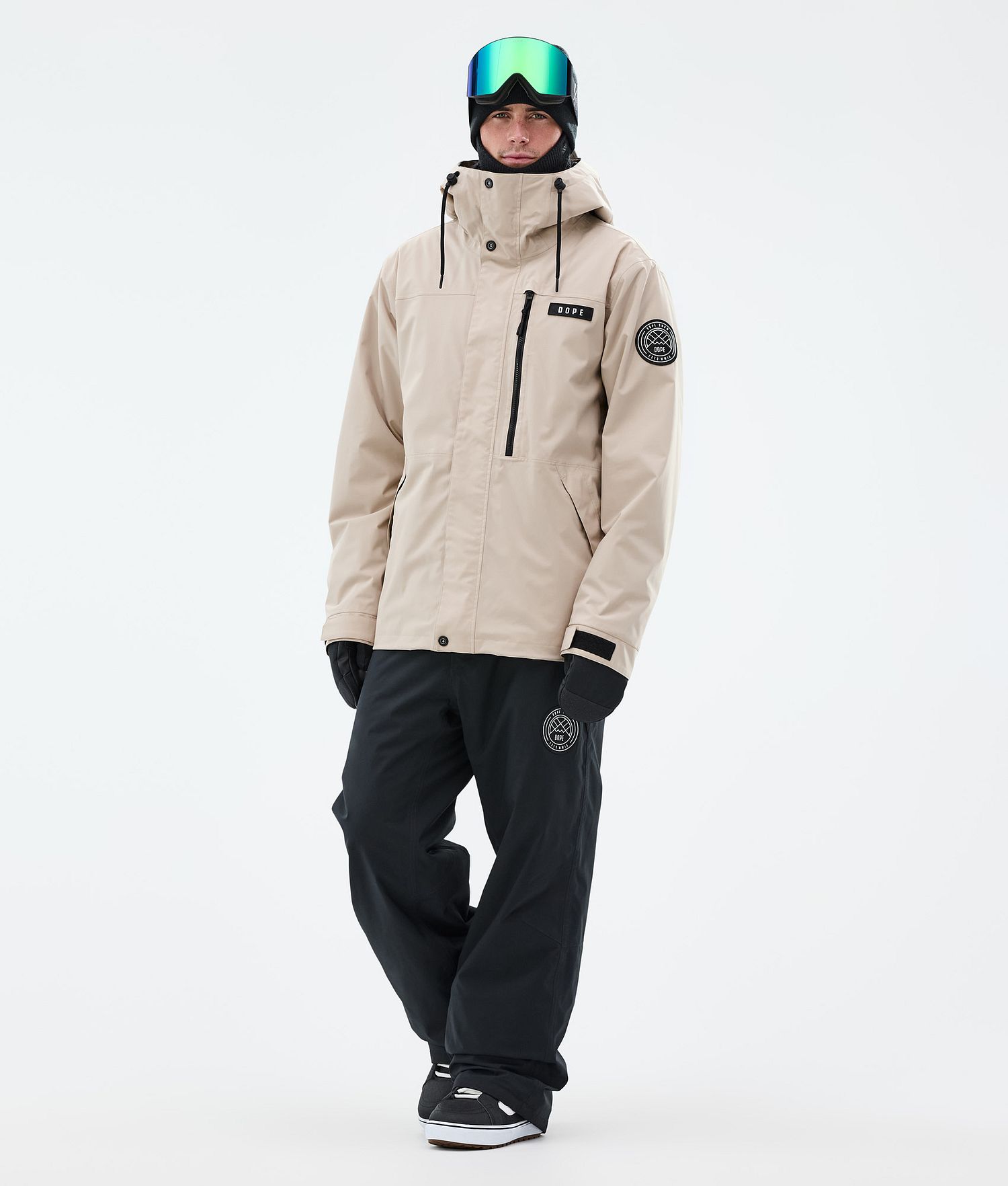 Dope Blizzard Veste de snowboard à fermeture éclair intégrale Homme Sable