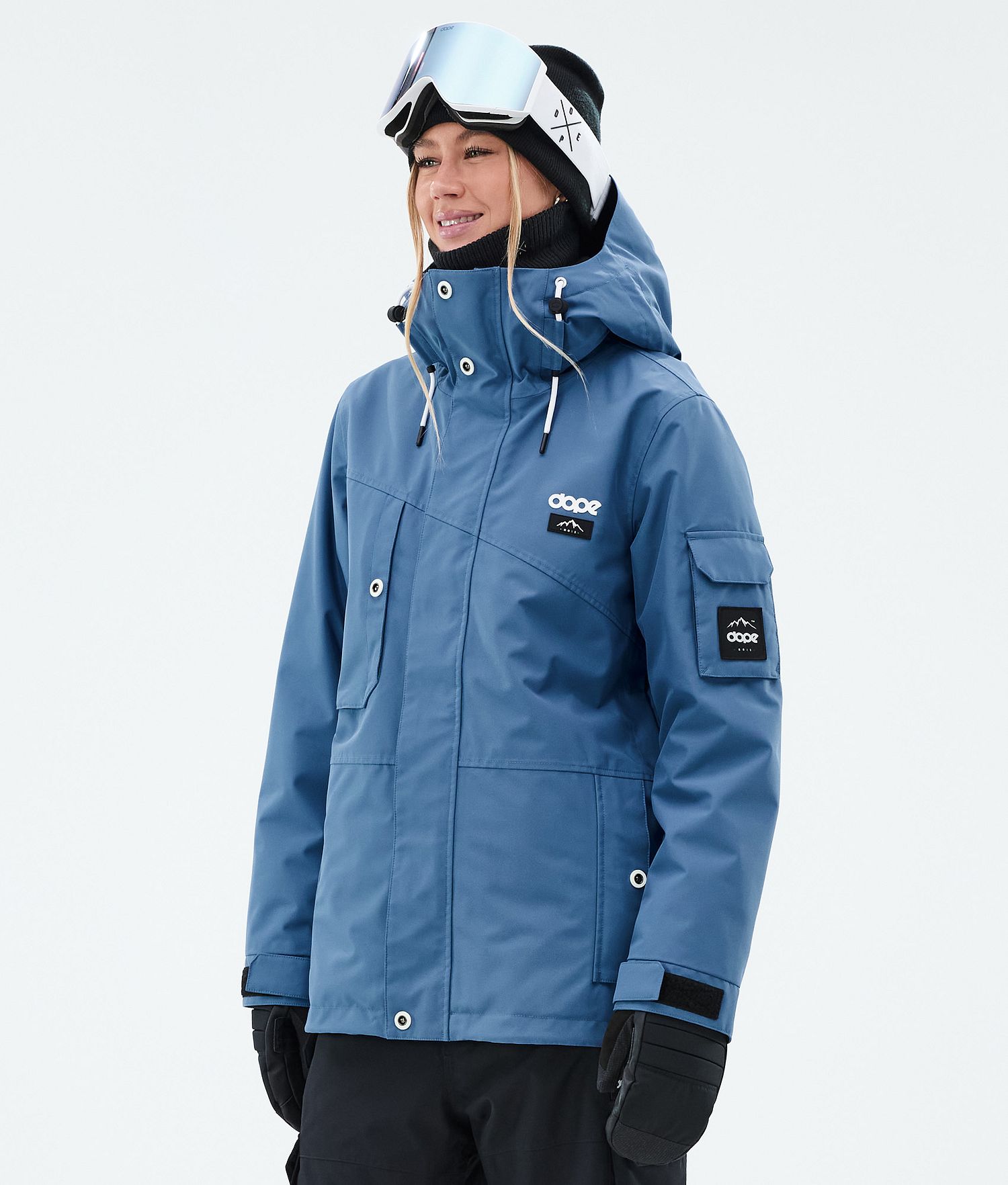 Dope Adept W Ski Jacket Femme Bleu Acier