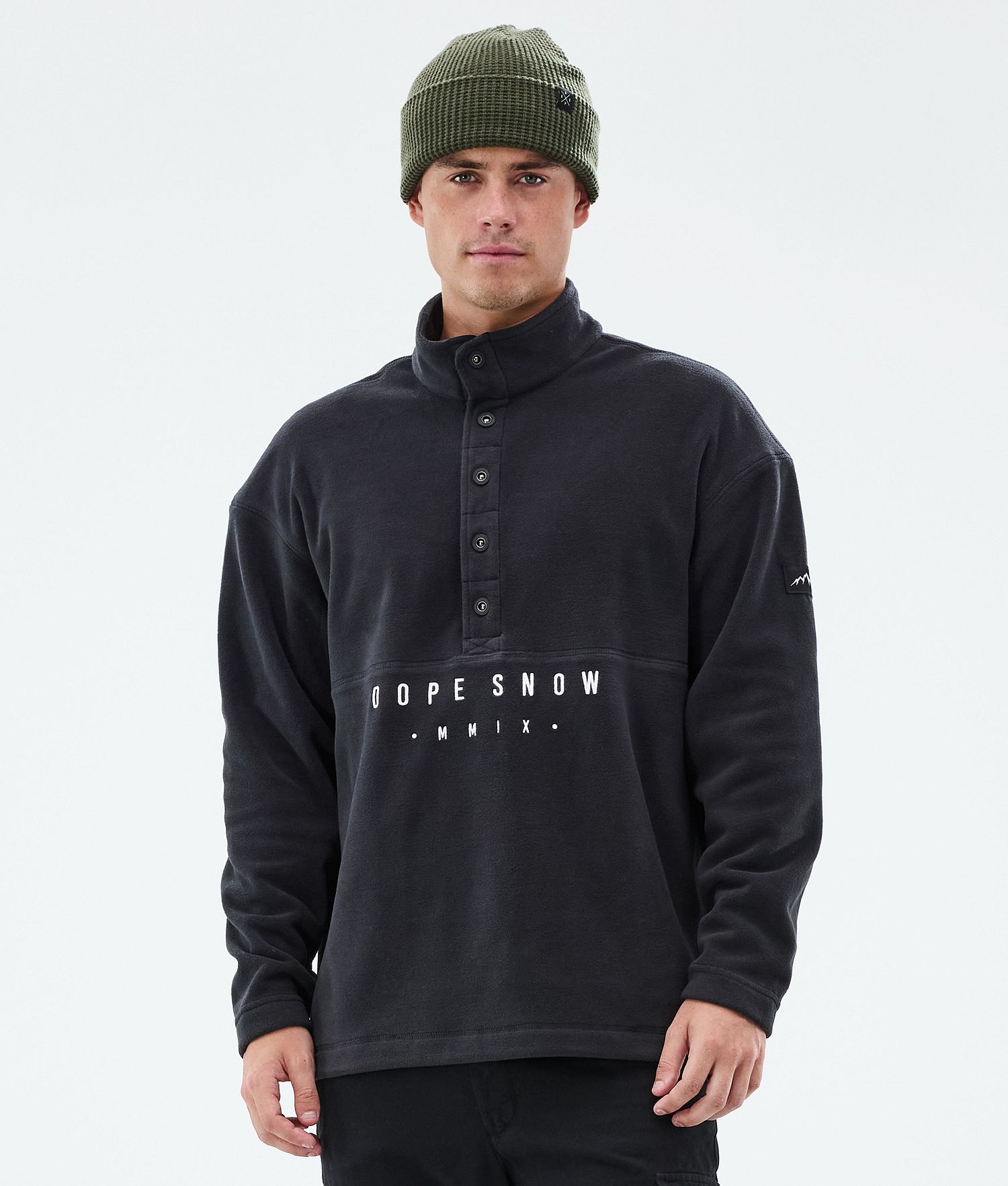 Pull-over en polaire confortable Dope Homme Noir