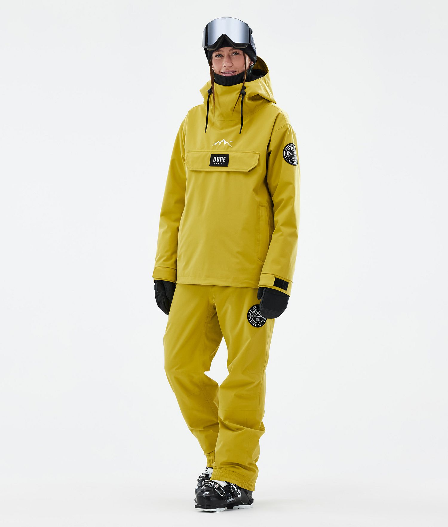 Pantalons de ski Dope Blizzard W 2024 Femme Jaune