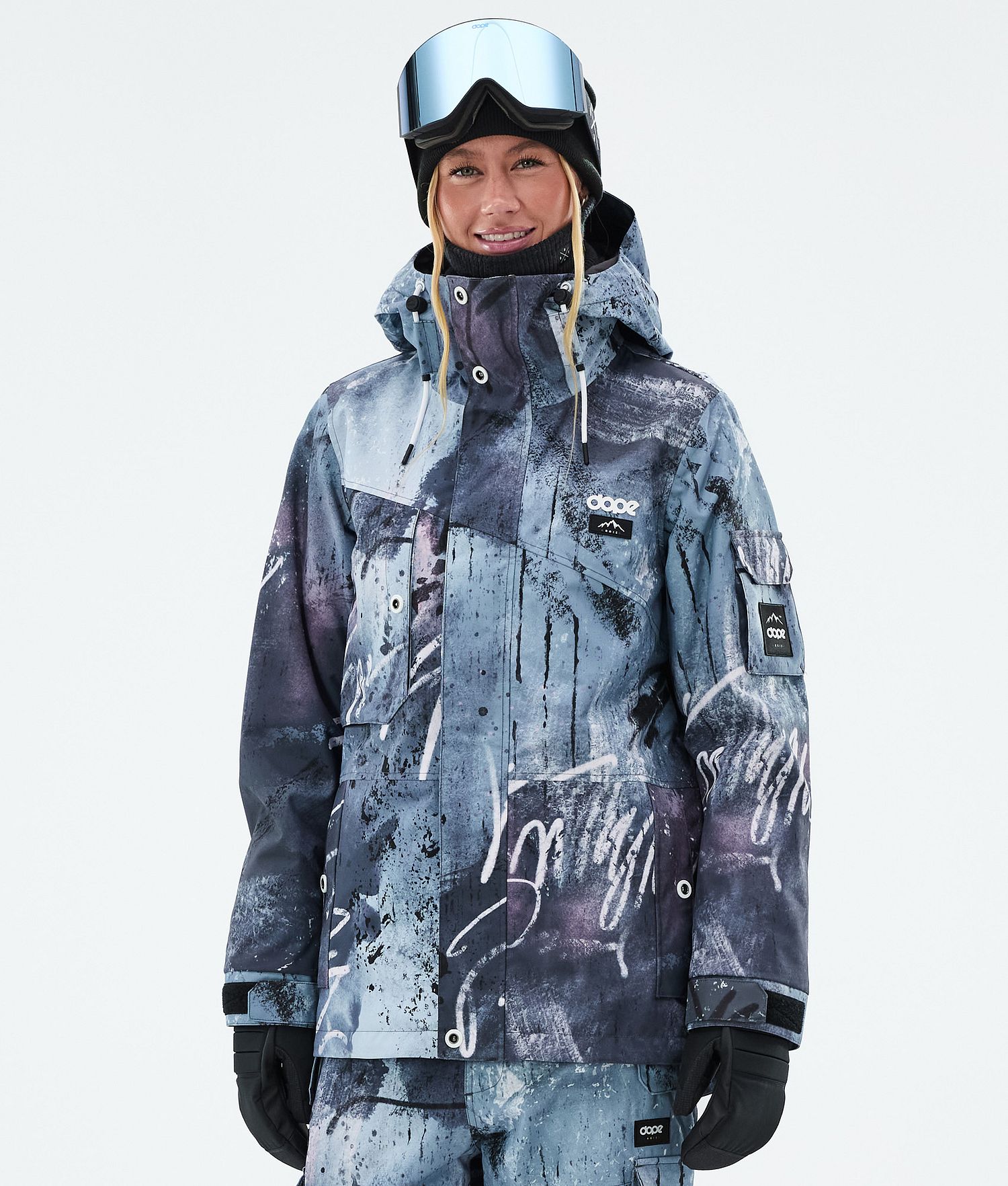 Dope Adept W Snowboard Jacket Femme Punk Blue