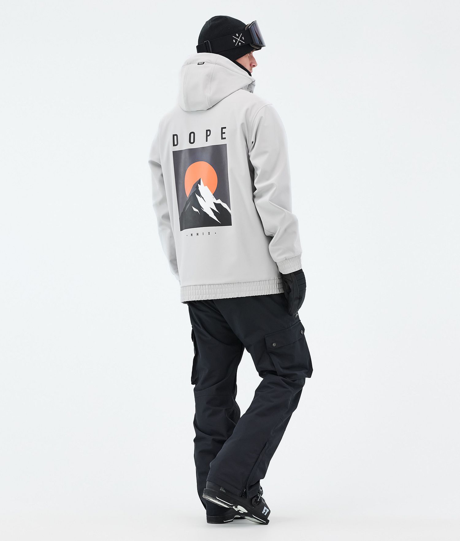 Combinaison de ski Yeti Dope pour homme gris clair/noir