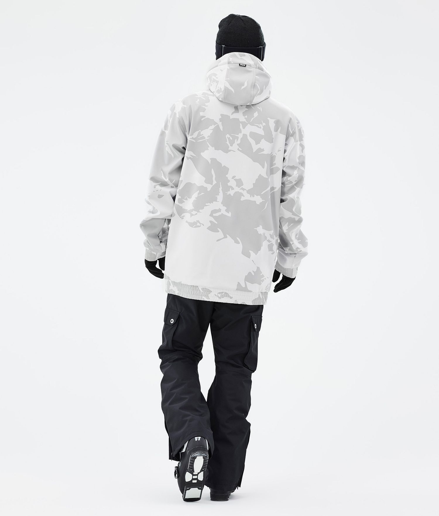 Combinaison de ski Yeti pour homme gris camouflage/noir
