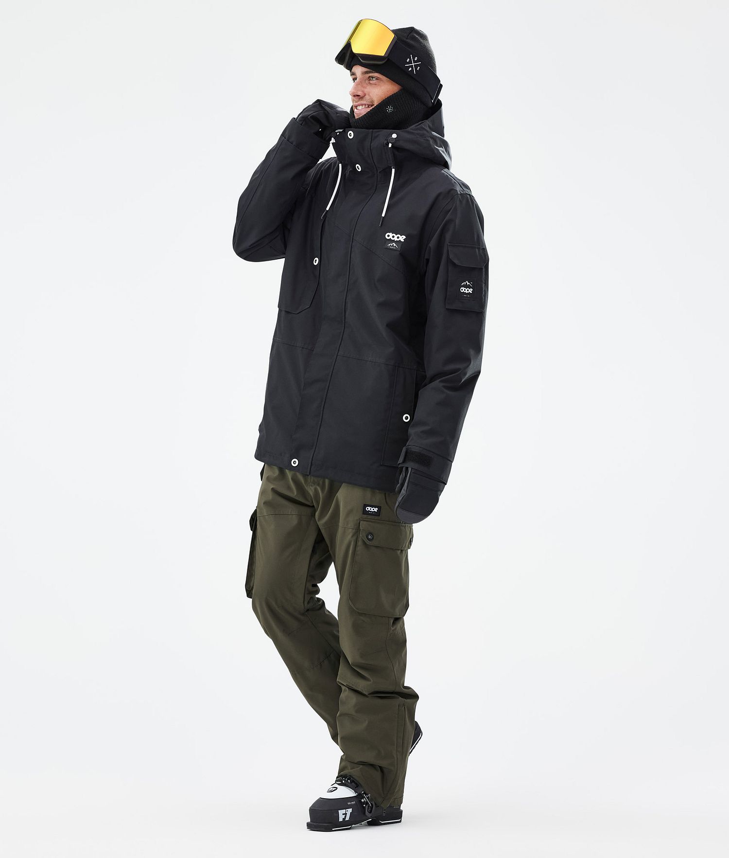 Pantalons de ski Iconic Dope Homme Olive Vert