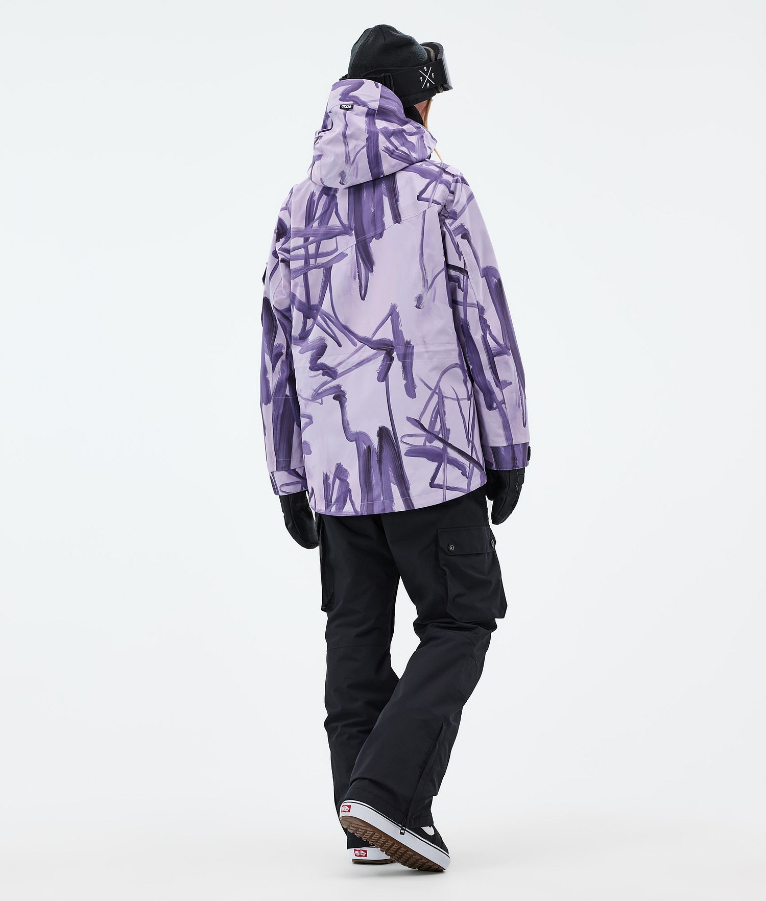 Combinaison de snowboard Dope Adept W Femme Scribble Violet/Noir
