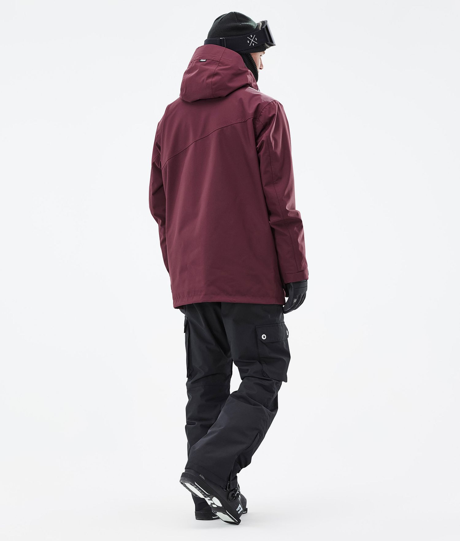 Combinaison de ski Dope Adept homme bordeaux/noir