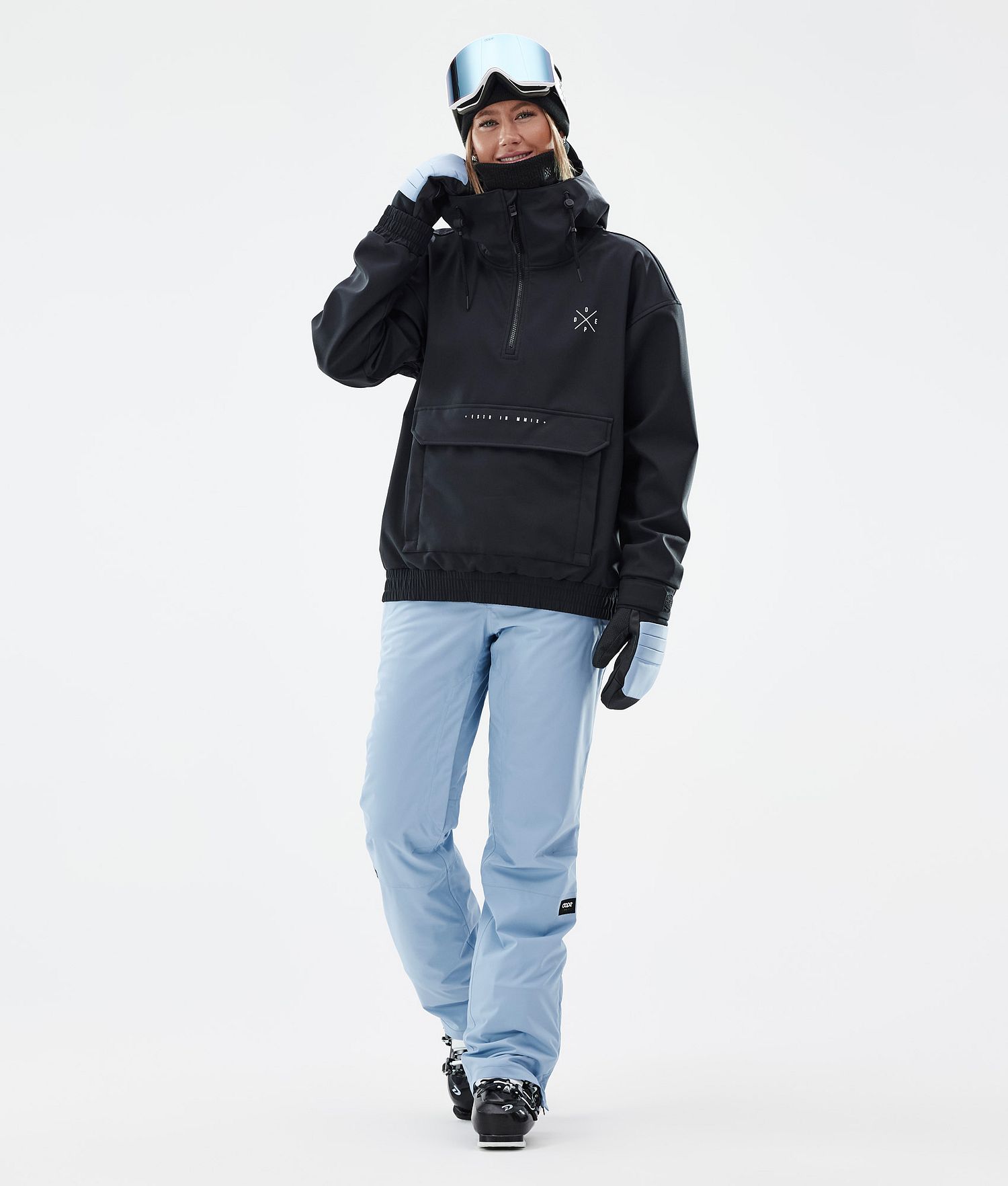 Pantalons de ski Dope Con pour femme Bleu clair