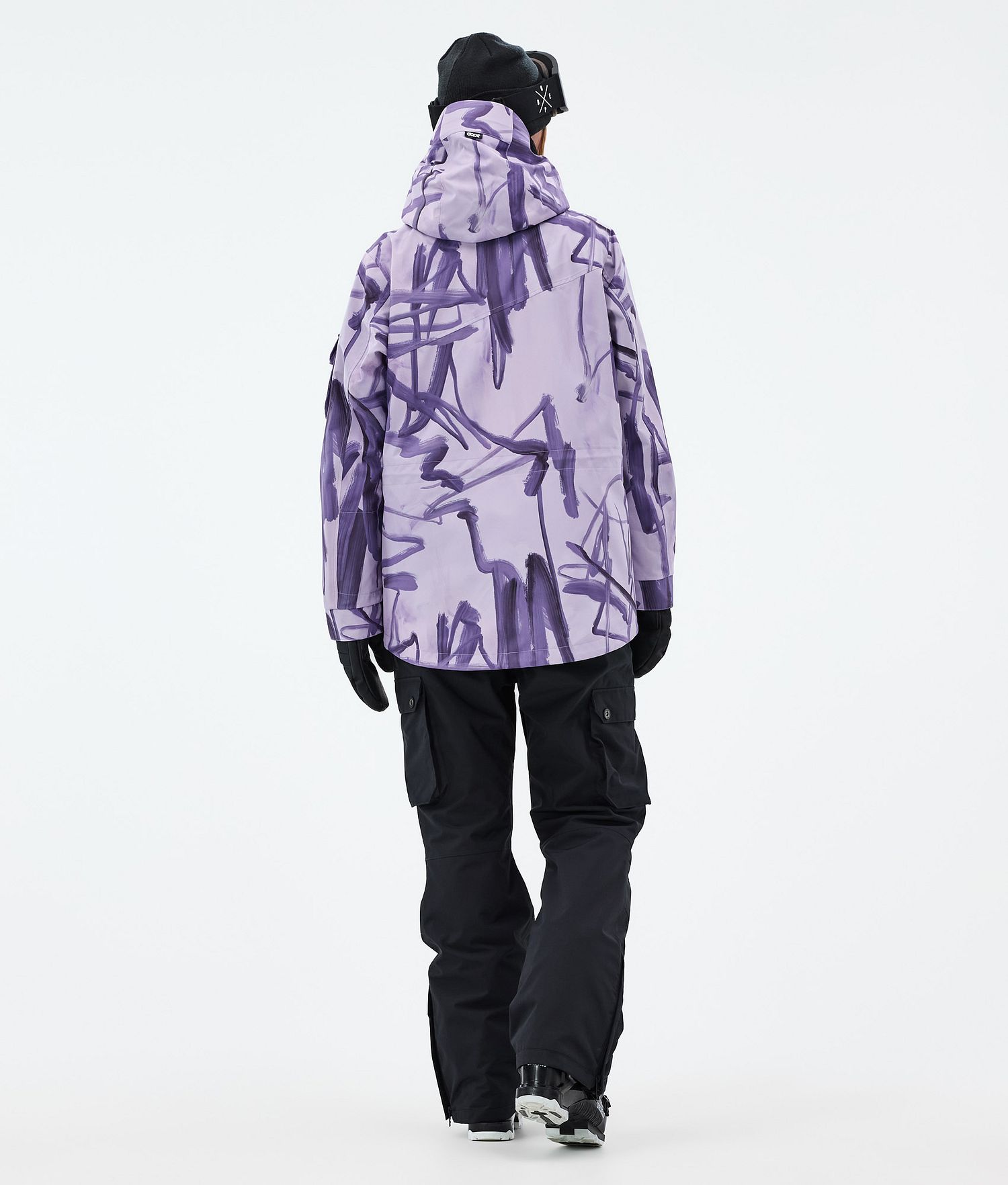 Dope Adept W Ski Jacket Femme Scribble Purple