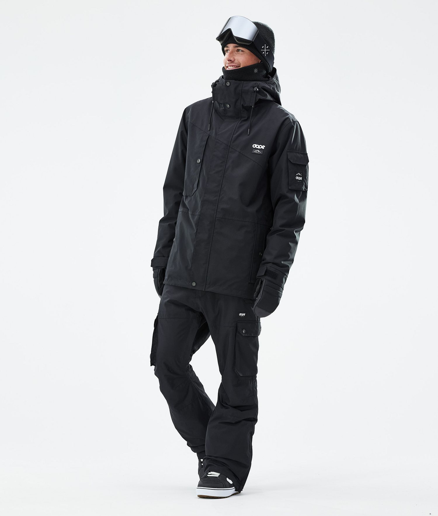 Pantalons de snowboard iconiques Dope pour homme Blackout