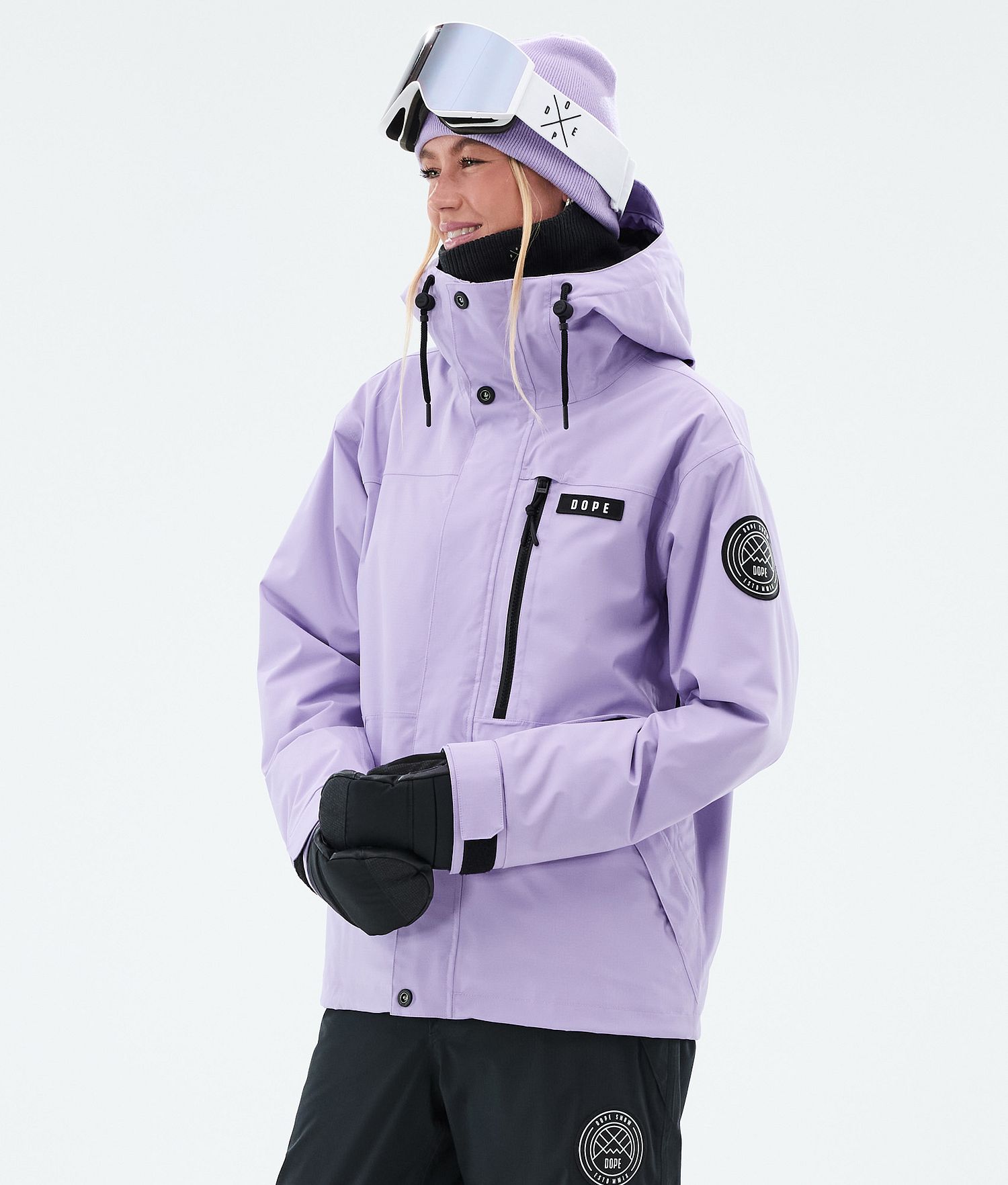 Dope Blizzard W Full Zip Ski Jacket Femme Violet Foncé