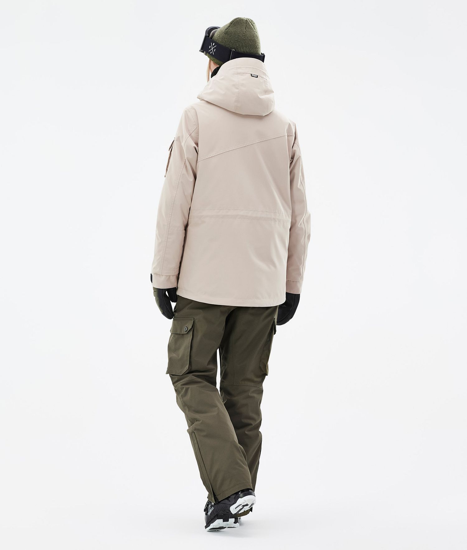 Ensemble de ski Dope Adept W pour femme couleur sable/vert olive