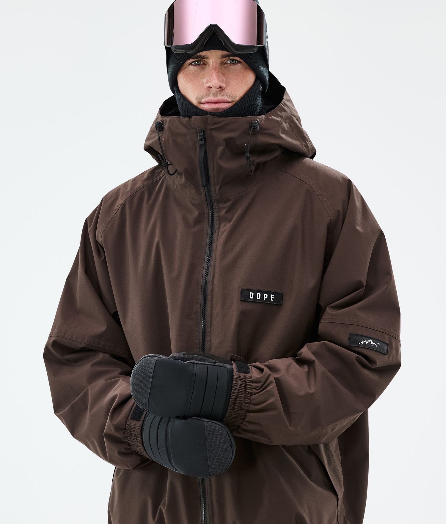 Dope Spartan Veste de Ski Homme Brun Foncé