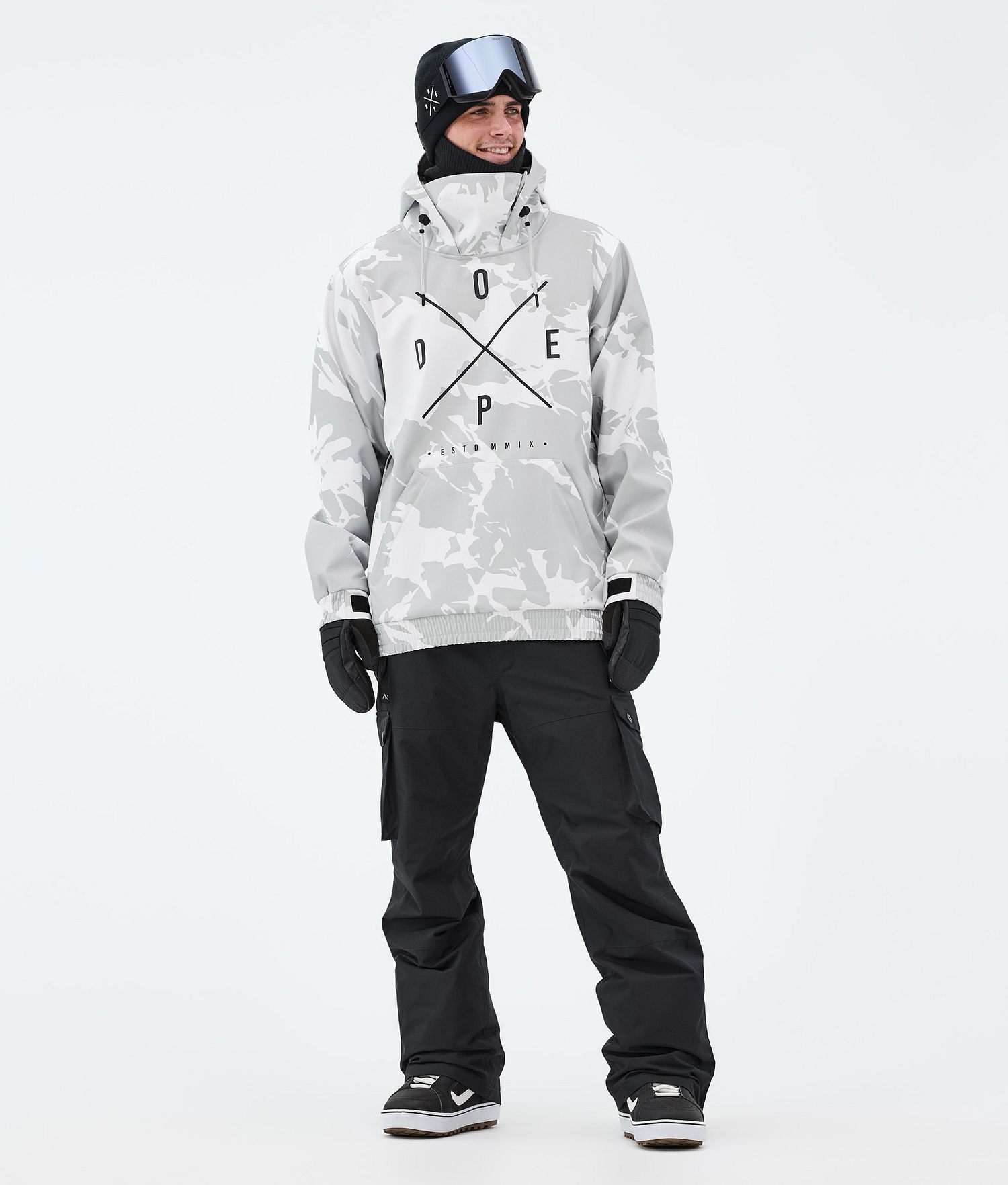Dope Yeti Snowboard Jacket Homme 2X-Up Gris Camo