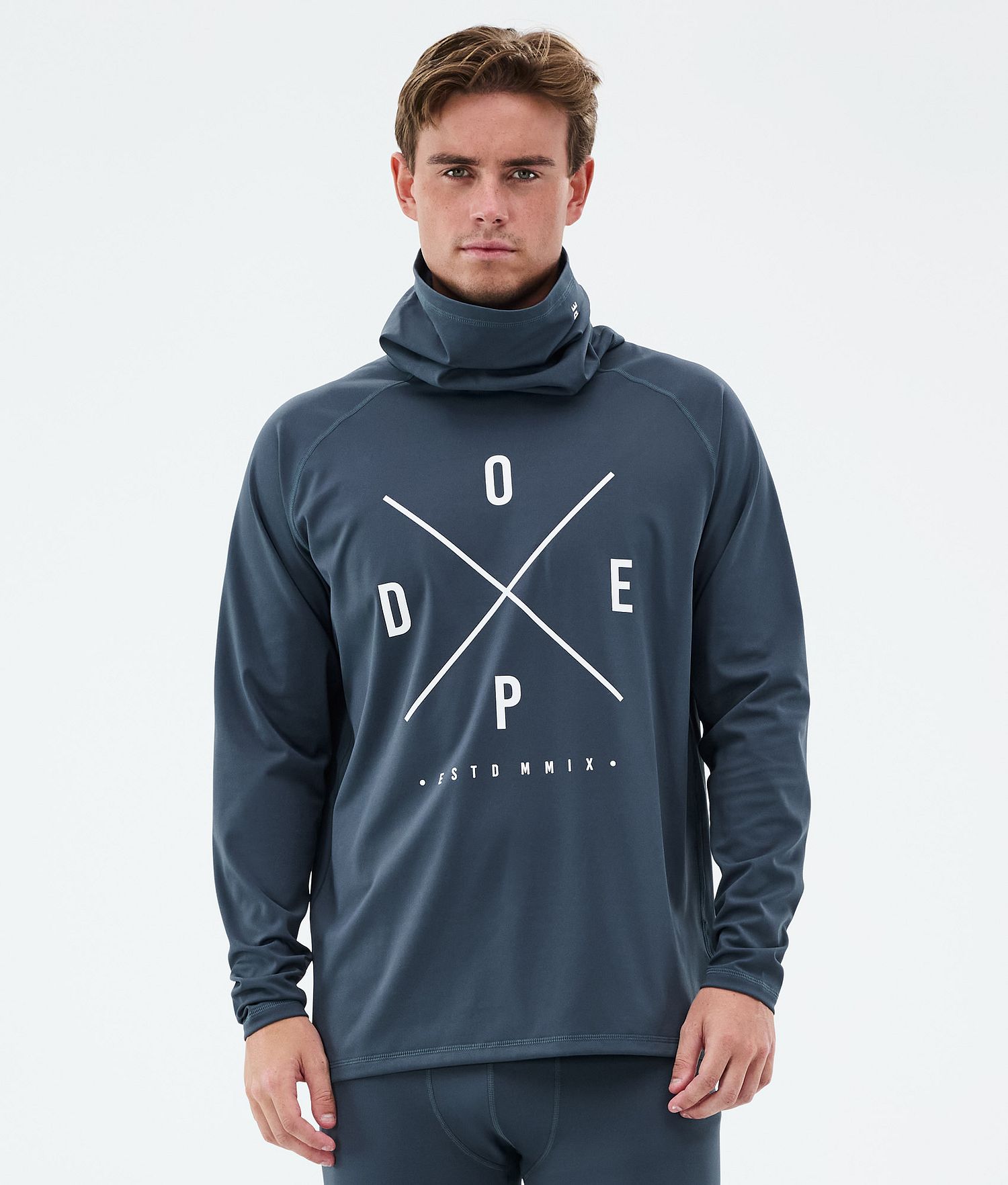 Dope Snuggle Base Layer Top Homme 2X-Up Bleu Métal