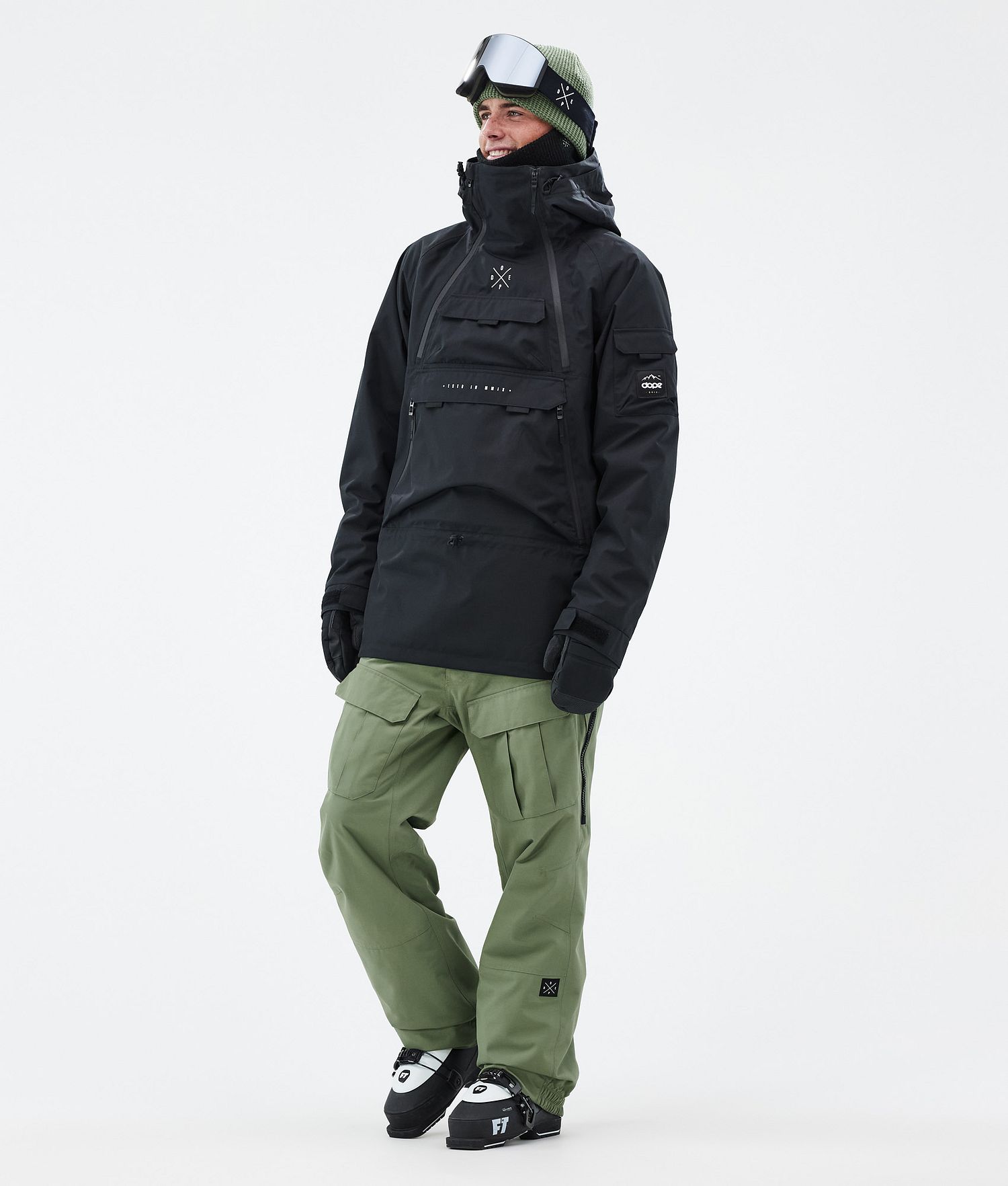 Pantalon de ski Dope Antek Homme Vert mousse