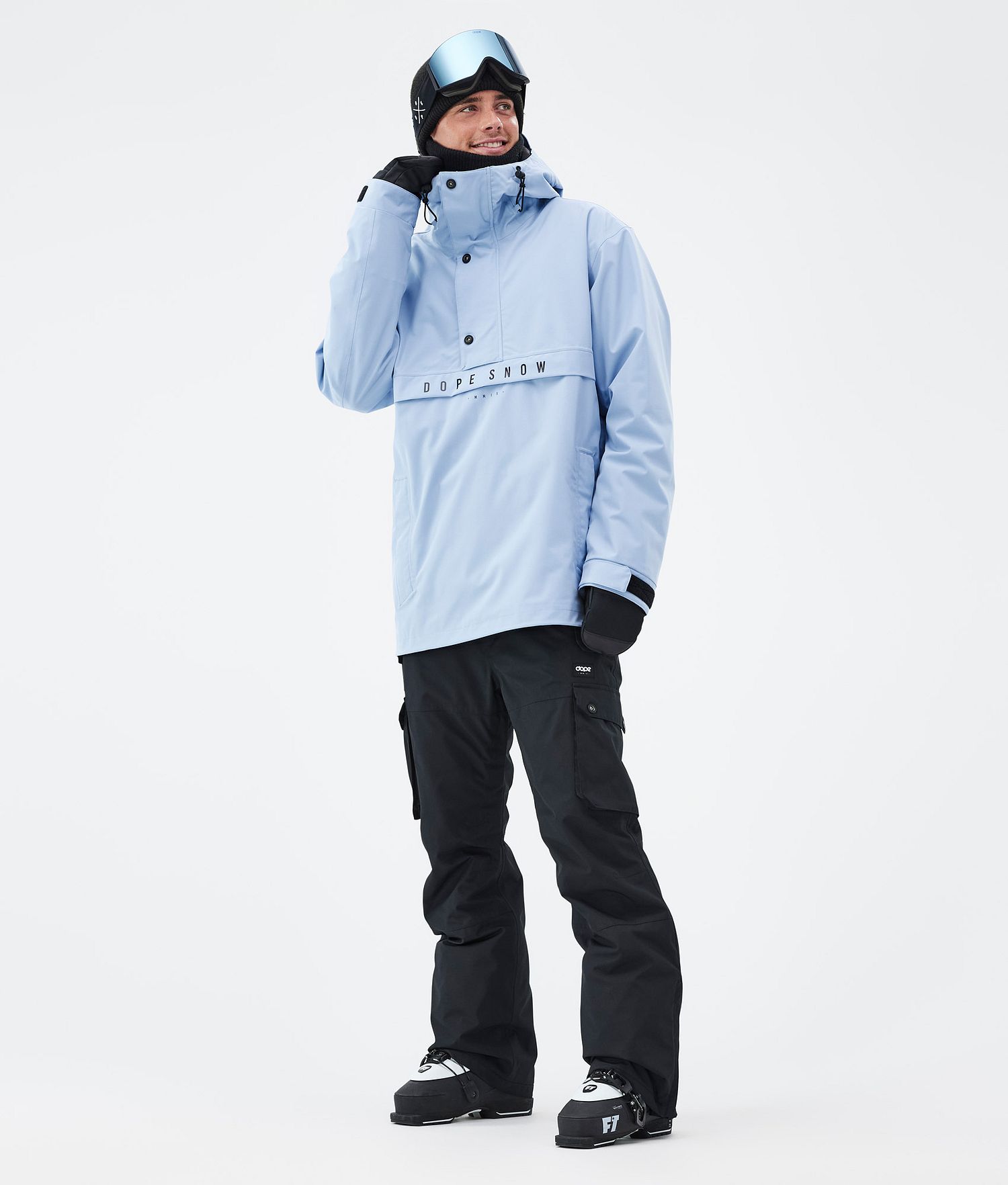Combinaison de ski Dope Legacy homme bleu clair/noir total
