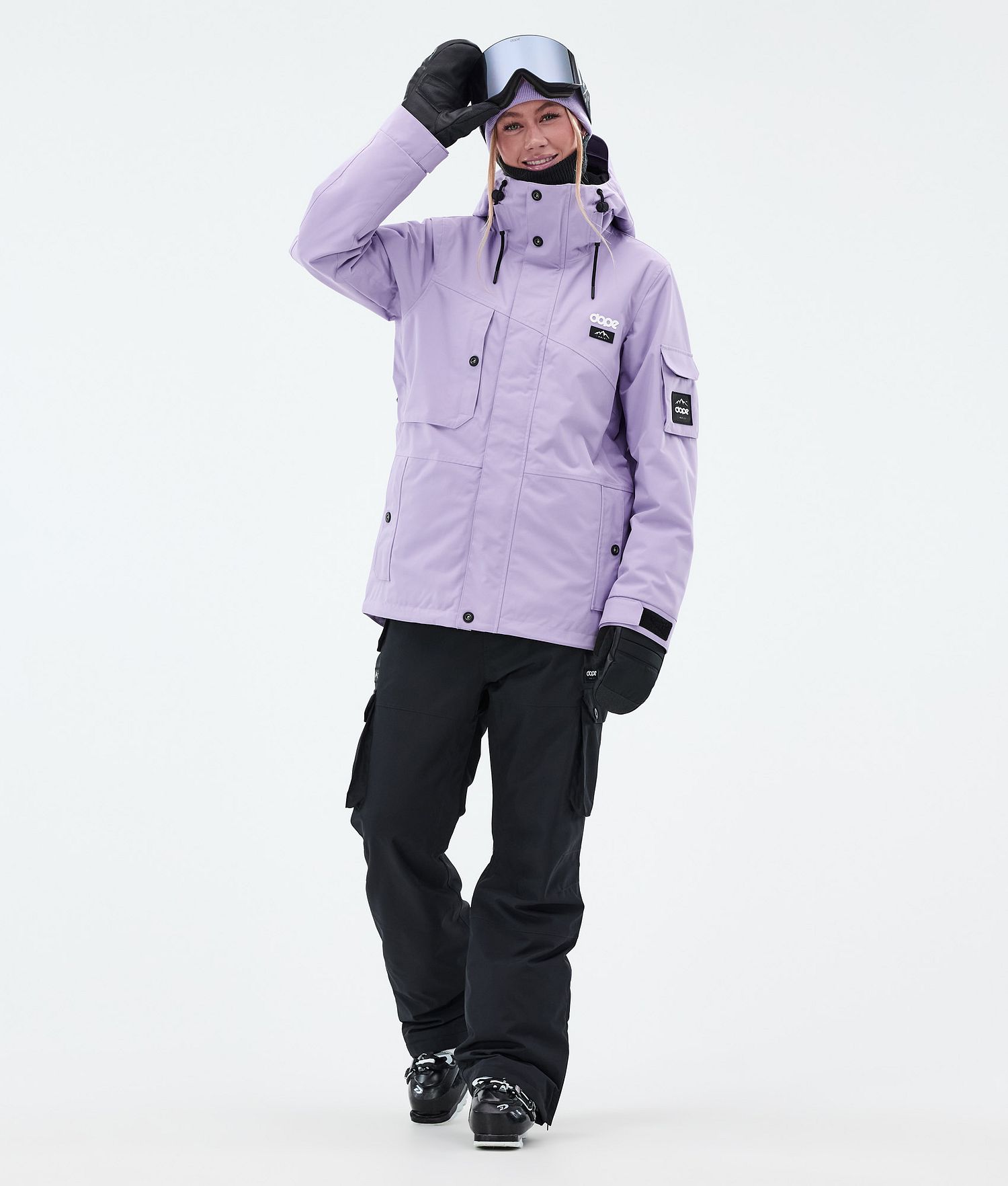 Dope Adept W Ski Jacket Femme Violet Foncé